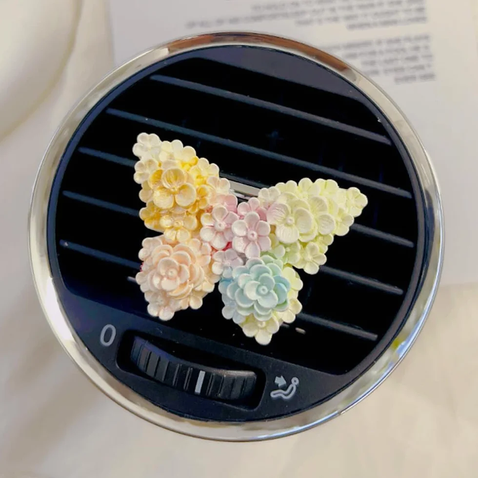2 Pezzi Stampo in Silicone Farfalla 3D per Candele, Portacandele DIY in Gesso, per la Festa della Mamma, San Valentino, Decorazione da Tavolo