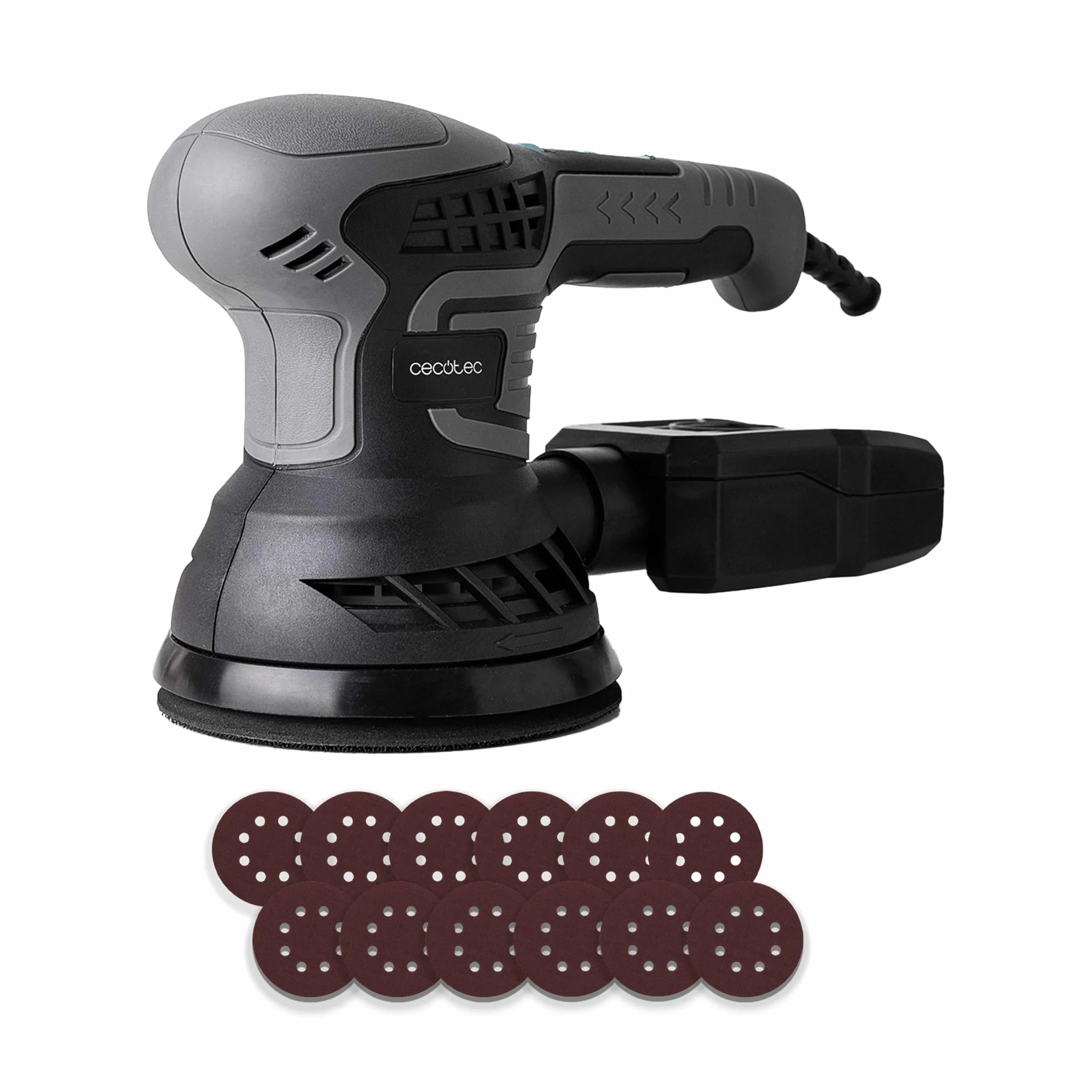 Cecotec Levigatrice Rotorbitale PerfectSurface 350 350W 13000rpm 26000mov/min 12 Ricambi Cavo 3m