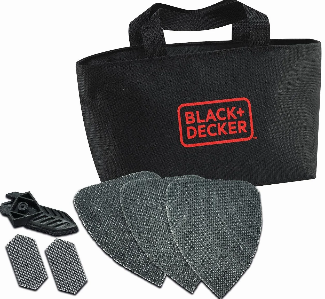 BLACK+DECKER Levigatrice Mouse 120W KA2000-QS Zestaw z 6 akcesoriami
