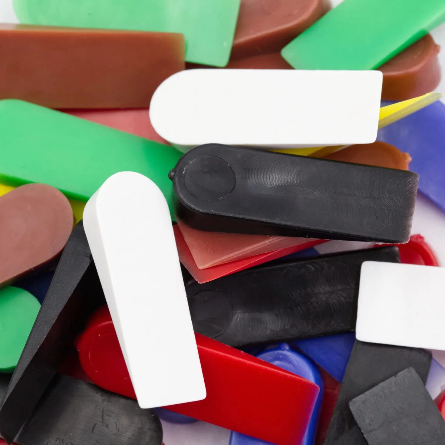 SERENISSIMA Set Cunei Livellamento Distanziatori Pavimenti Piastrelle a Parete Spianimetrici Livellatori 500 Pezzi Multicolor, Accessori Fai Da Te per Piastrelle Pavimenti