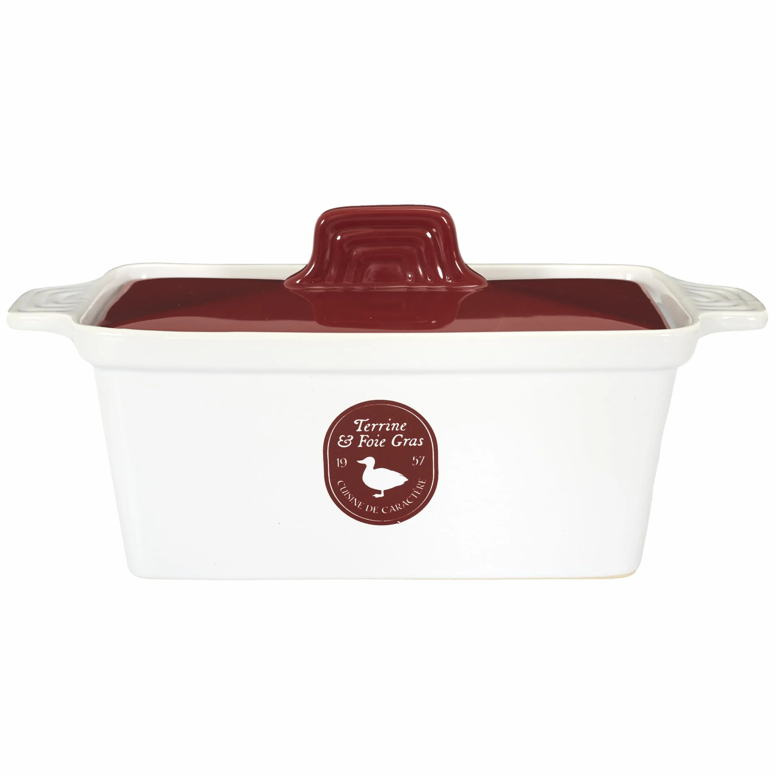 Vaschetta per foie gras in ceramica con pressa 25,5 x 11 x 27 cm Colori assortiti