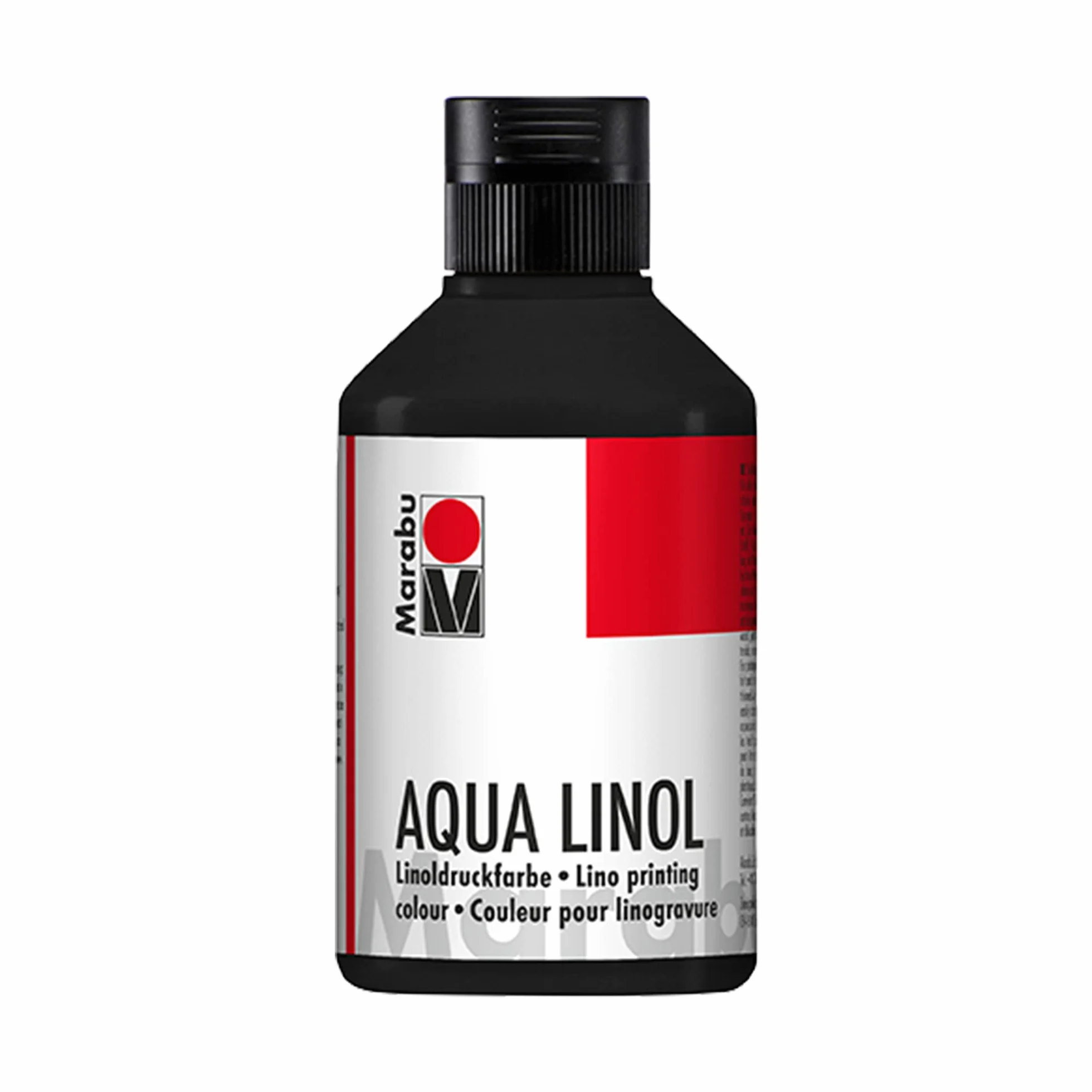 Marabu 15100013073 Inchiostro per stampa lino a base d'acqua nero 250 ml
