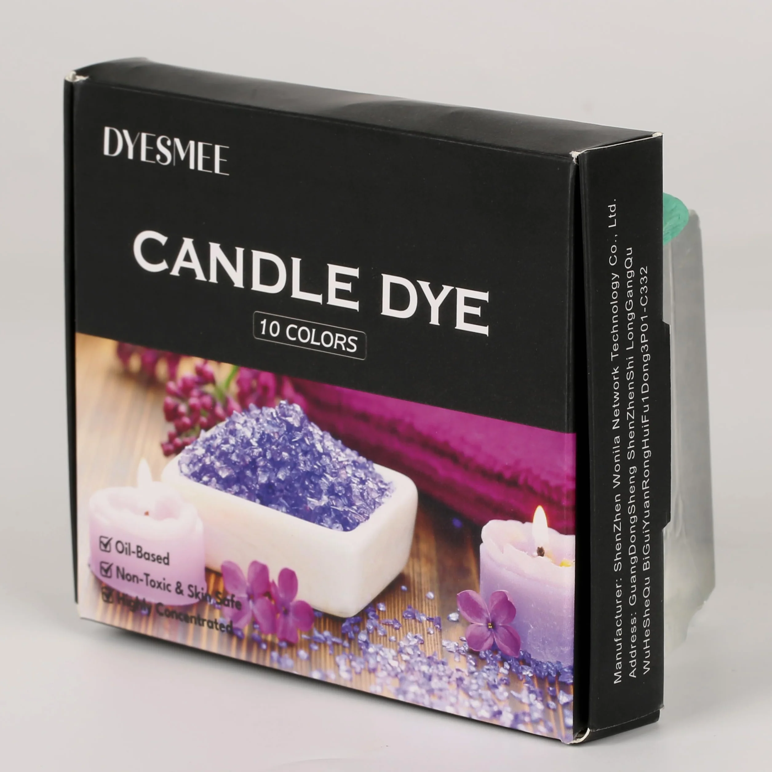 Cera per candele, 10 colori, colorante liquido, per cera di soia, api, paraffina, palma, gel