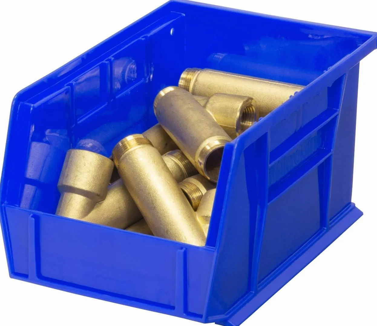 Akro-Mils 30237 AkroBins Plastic Storage Bins, Stackable, 23,5x15,2x12,7 cm, Blue, 12-Pack