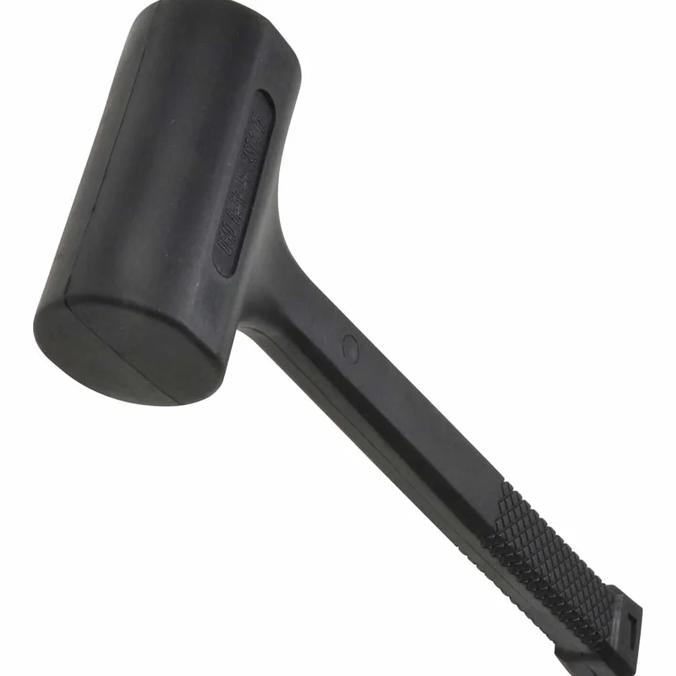 Faithfull DBLOW112 - Mazzuola antirimbalzo in PVC, 900 g, colore: Nero