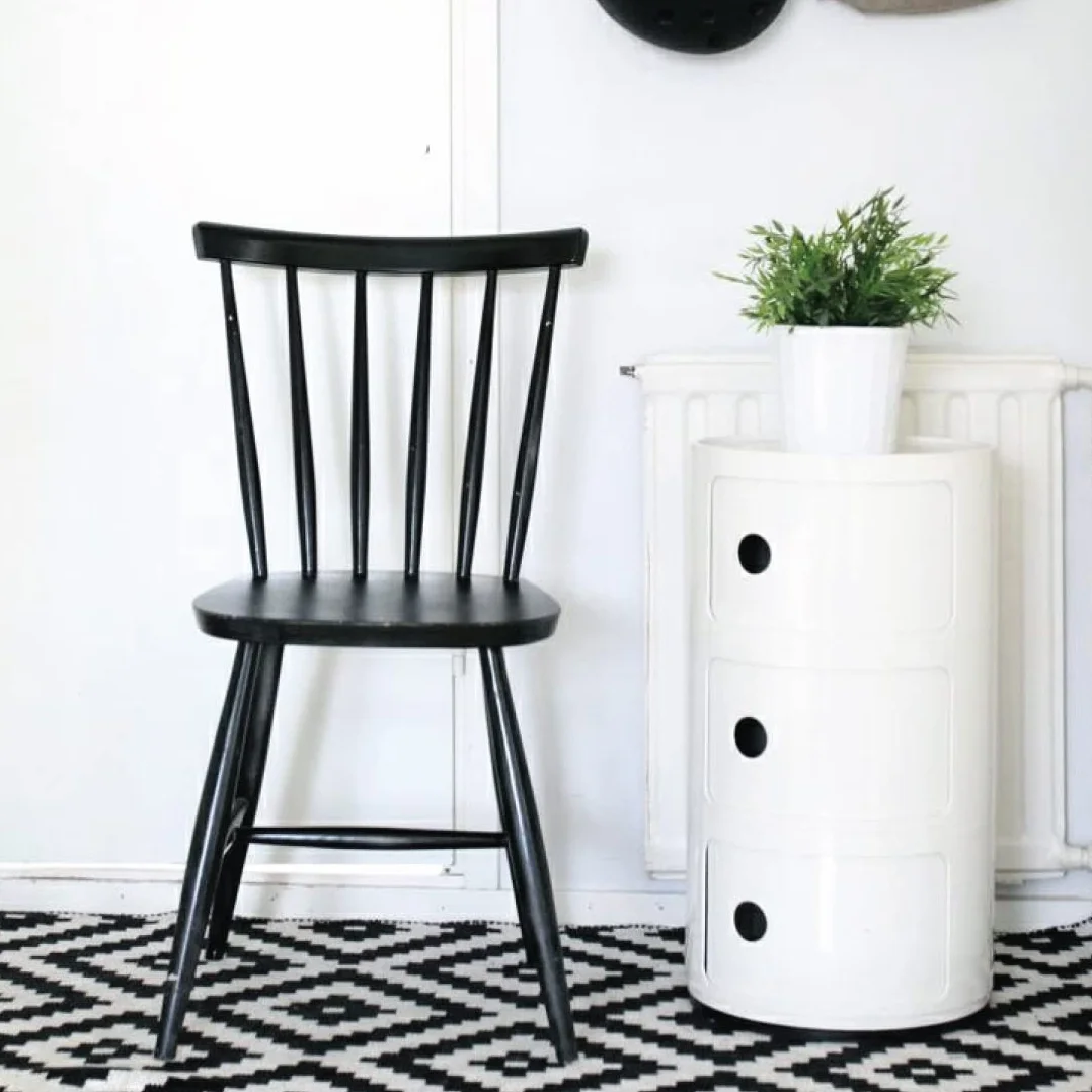 Kartell Componibili Contenitore 3 Elementi, ABS, Base Tonda, Bianco, 32 x 32 x 58.5 cm