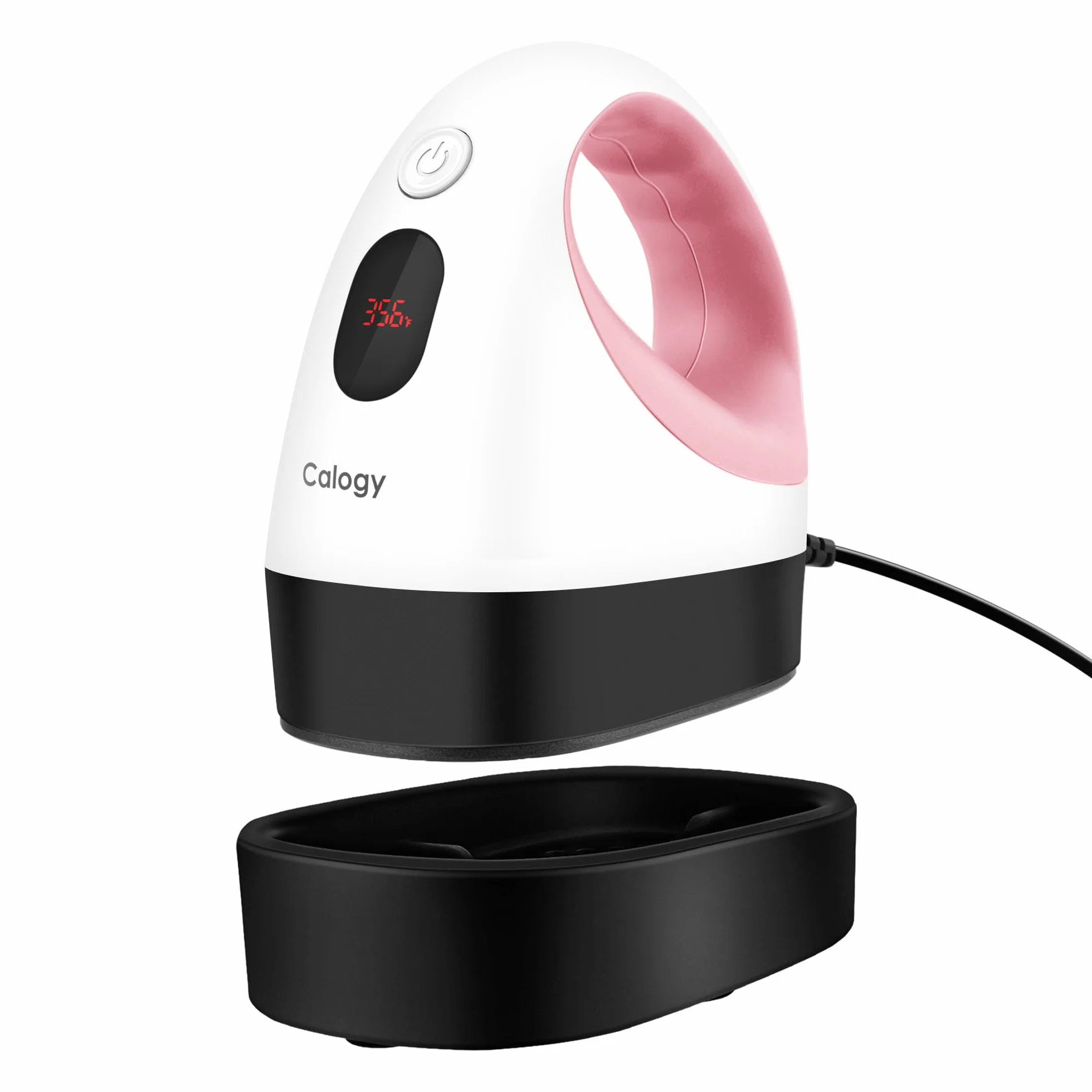 Calogy Pressa a Caldo Mini, Termopressa per Magliette Controllo Costante Temperatura, Macchina per Trasferimento Termico con Base Sicurezza Isolata per Artigianato Vestiti Cappelli