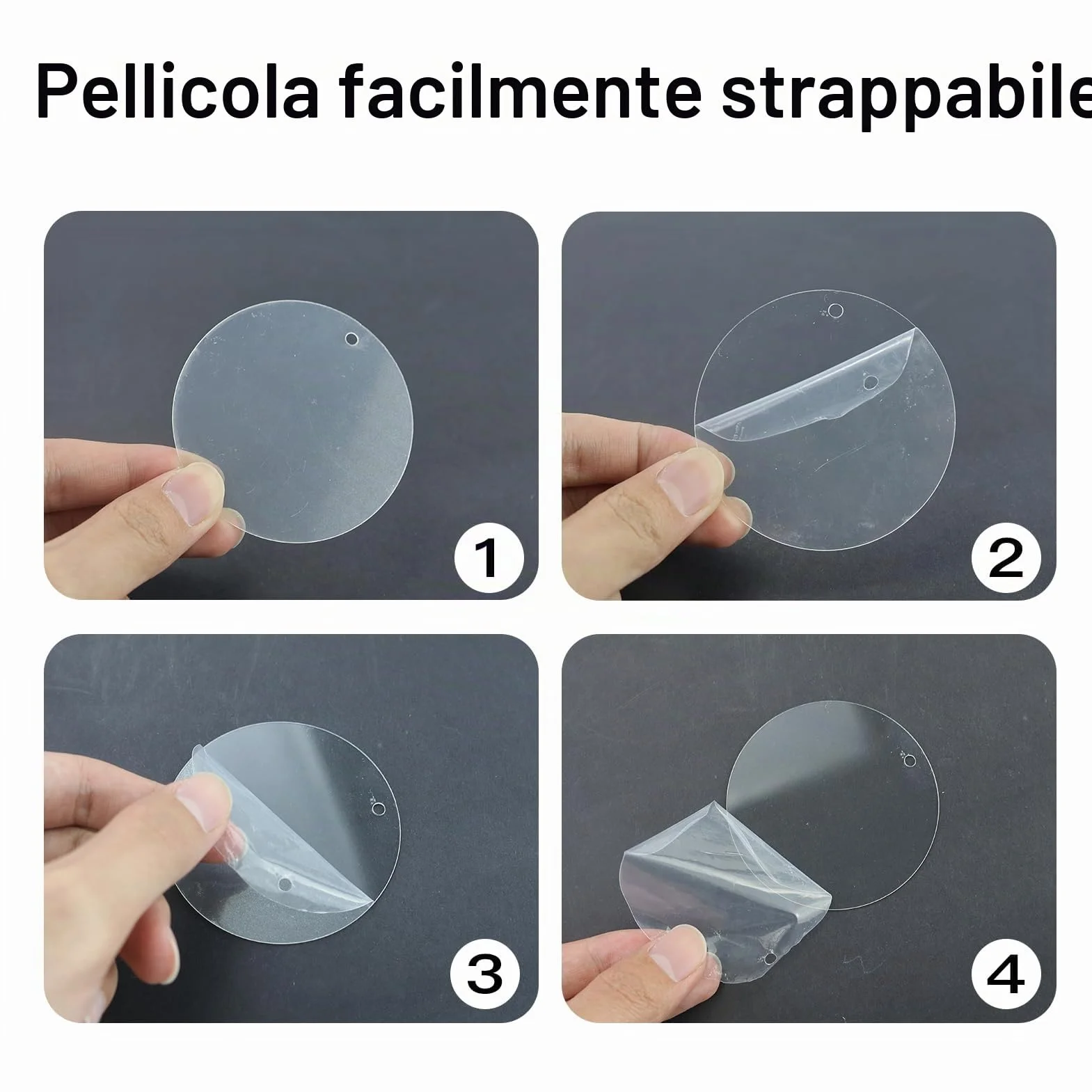 33 pezzi pannelli acrilici rotondi, disco circolare trasparente, 6.5 cm, lastre acriliche rotonde dello spessore di 1 mm, per fai da te, pittura, scrapbooking, artigianato