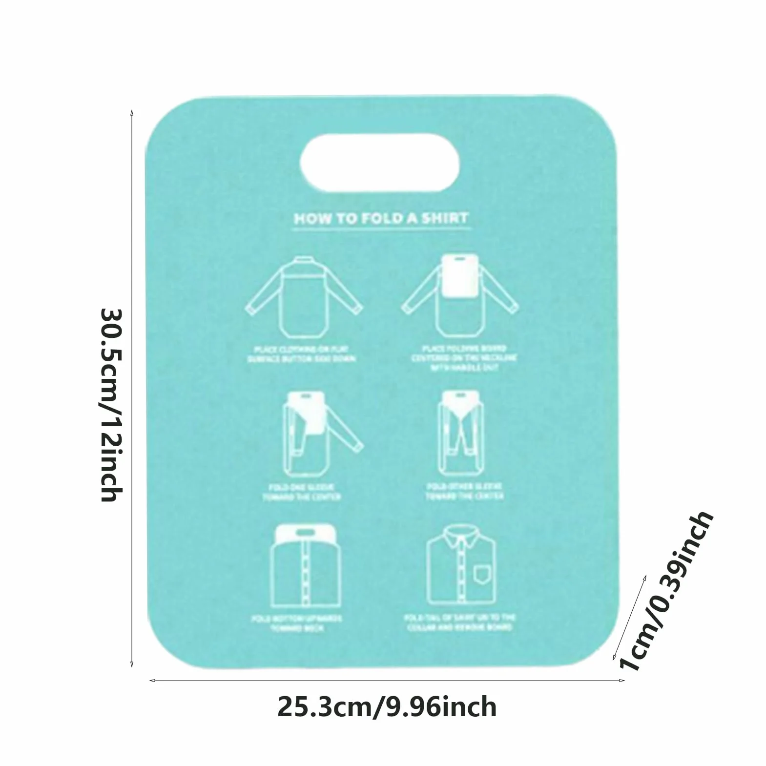 Scheda Pieghevole Della Camicia - Pannello A Cartella Camicia Regolabile | Strumento Organizzatore Di Piegatura Rapida Vestiti | Compact Thirts Follder VAY | Accessorio Per Lavanderia Per Piegatura Or