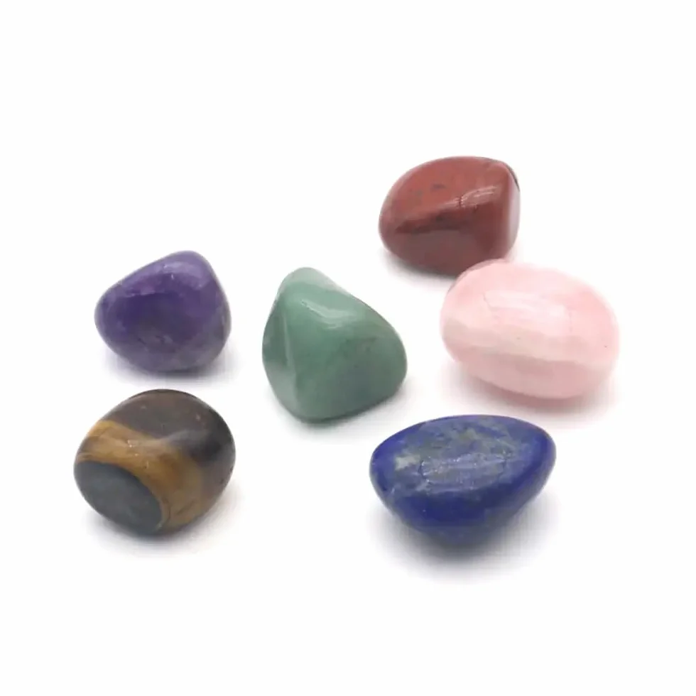 TEA SOUL Set 7 Chakra Pietre della Meditazione
