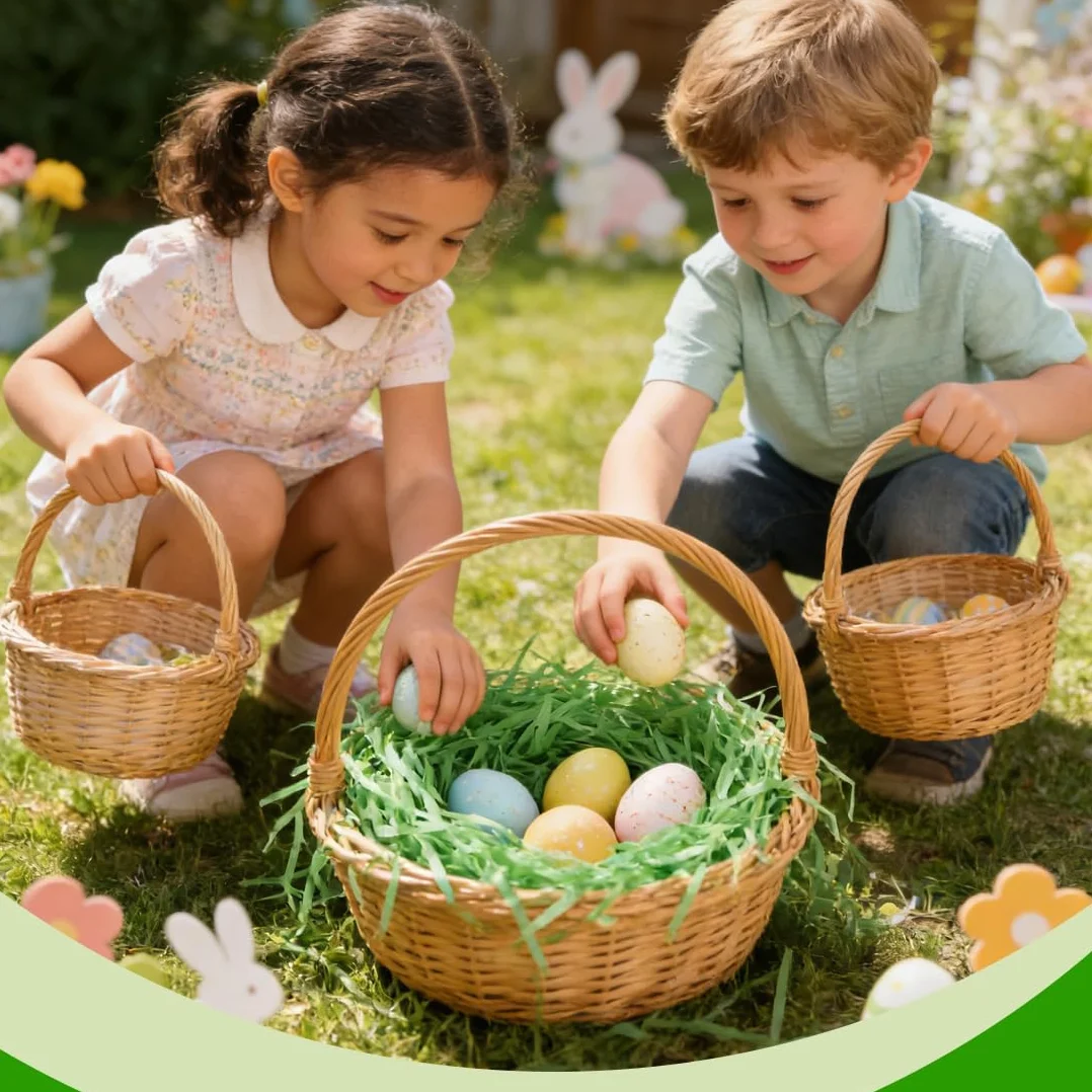 Paglia per Cesti Pasquali 200g Carta Velina Tagliuzzata Verde