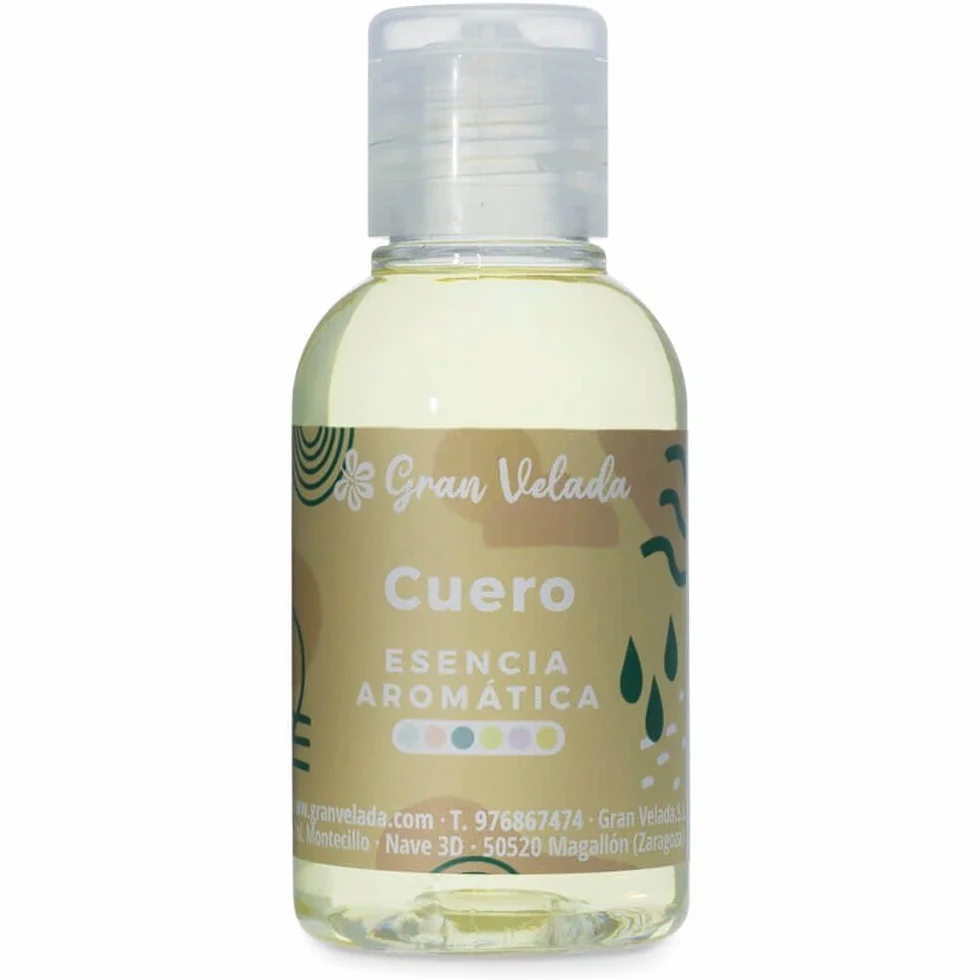 Essenza Aromatica di Cuoio: Note di Iris e Muschio, Ideale per profumi e cosmetici maschili. Tocco Intenso di Patchouli e Legni Nobili. | 50 ml