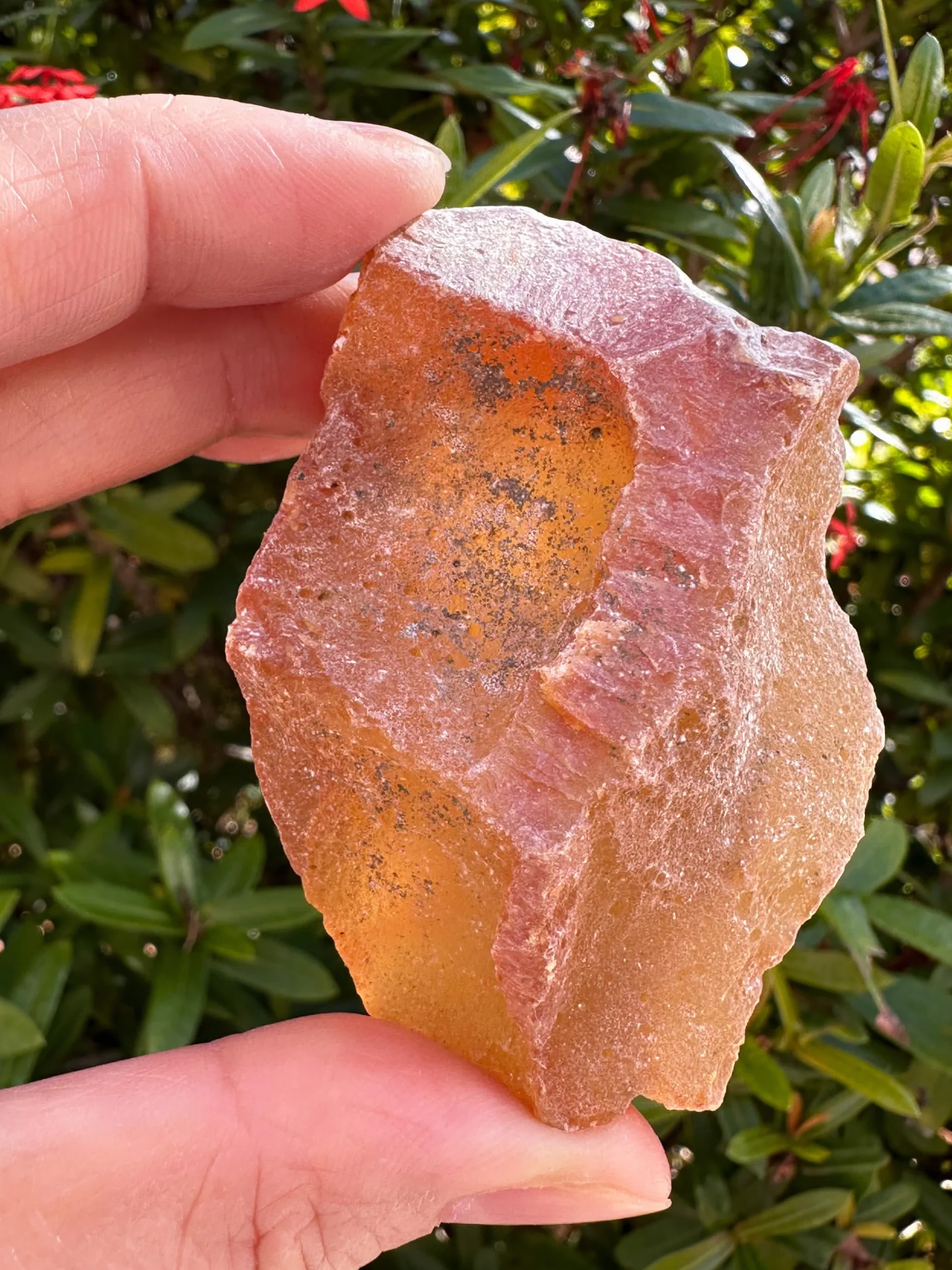 Corniola grezza grande, pietra corniola naturale, 1 pezzo