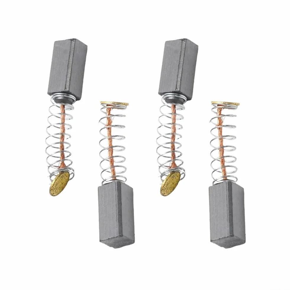 Confezione da 4 spazzole di carbone per utensili elettrici 10 mm x 5 x 5 mm parti di ricambio per funzione motore