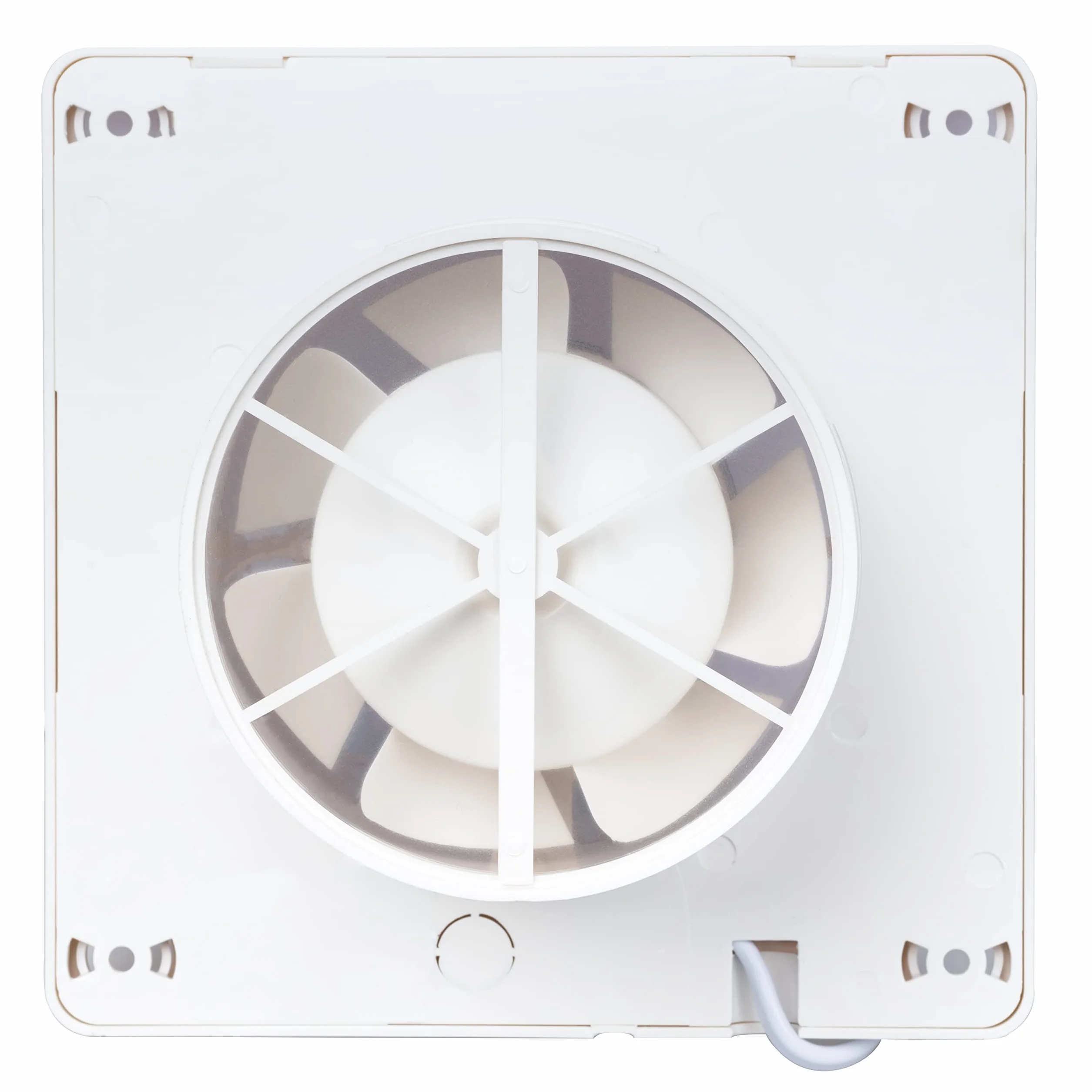 STERR Bianco Aspiratore Ventilatore Bagno 100 mm LED Silenzioso Moderno