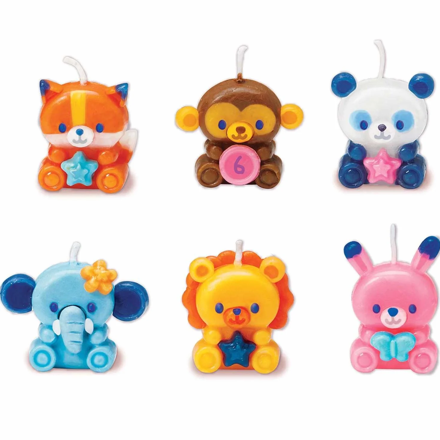 4M Mini-Animali — Kit Crea Le Tue Candele | Realizza 6 Candele a Forma di Animaletti | Gioco Creativo per Bambini, Educativo e Divertente | Da 8 Anni, 00-04681