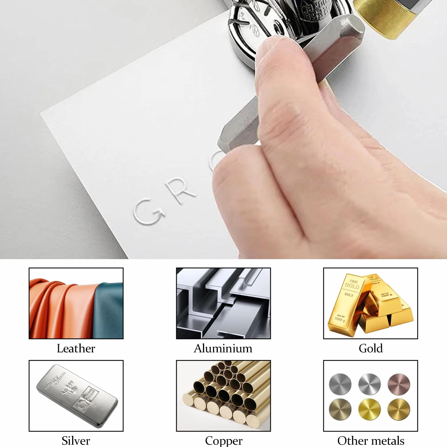 OWLMATE 36 Pezzi Punzoni Lettere, Timbri Lettere per Argilla, Timbri Lettere Alfabeto, Punzoni per Metallo Lettere A-Z e Numero 0-9, Punzoni di Marcatura Alfabeto per Metallo Legno Pelle Plastica