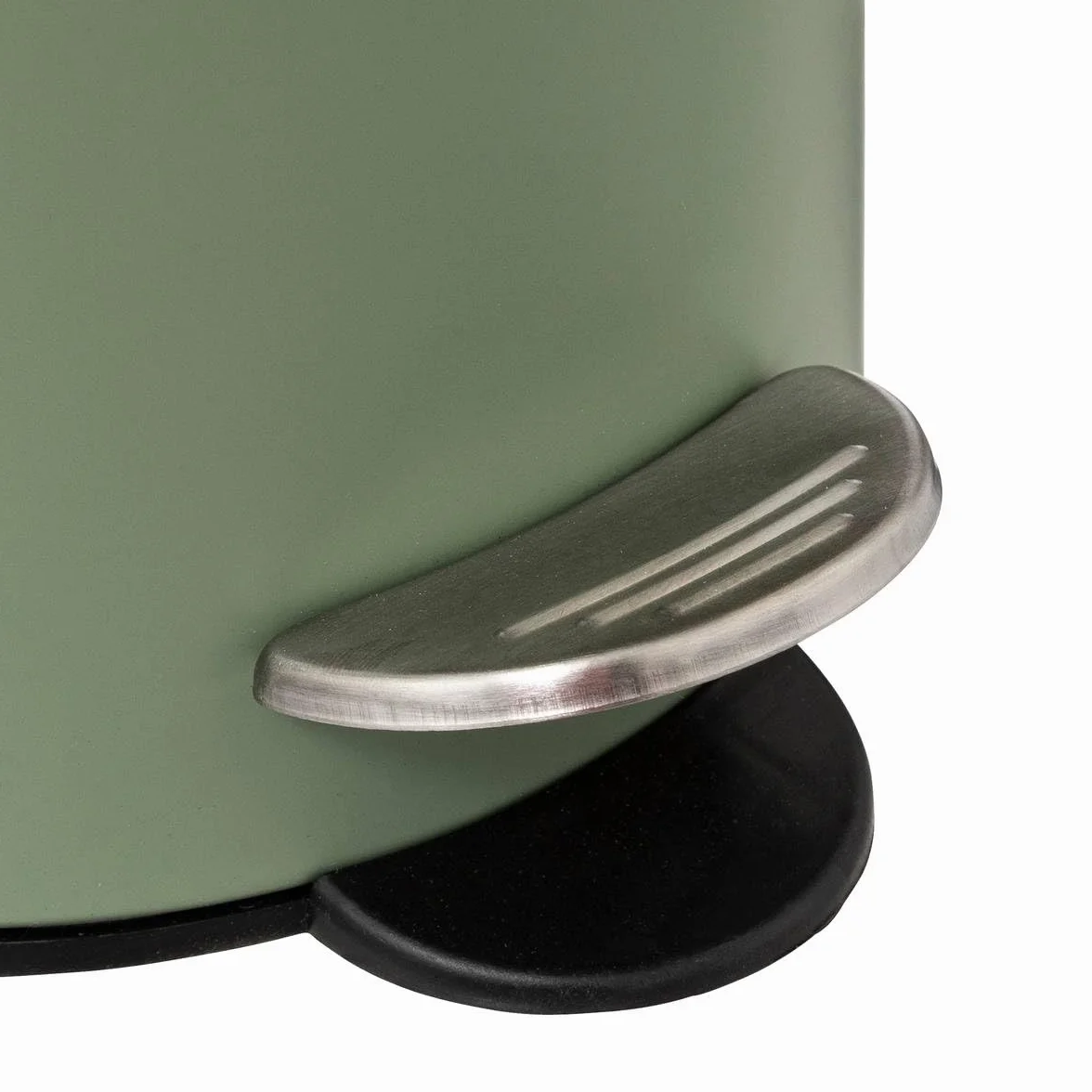 5five - cestino a chiusura morbida 3l trio verde kaki