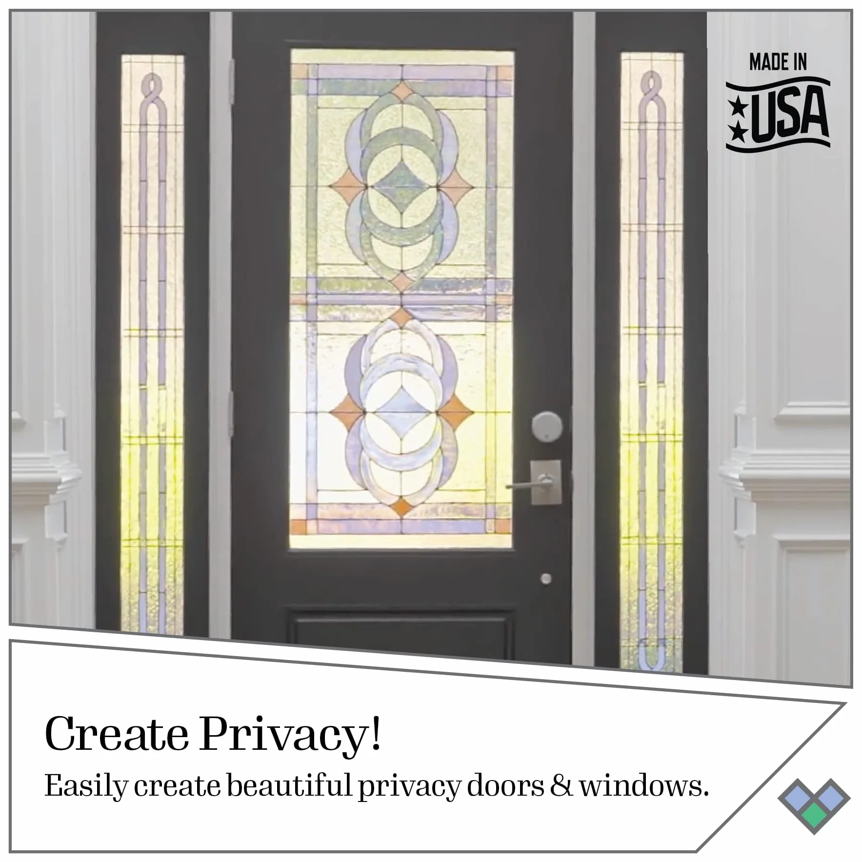 Gallery Glass KIT, 4 pezzi, GG, finestra per la privacy
