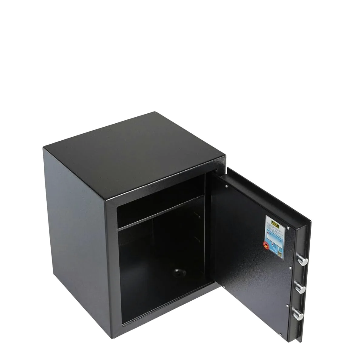 BURG-WÄCHTER Cassaforte a mobile con chiave, Home-Safe, Classe sicurezza B, Protezione antincendio DIN 4102, Testata VdS, Certificata ECB-S, 45,3 l, 49 kg, H 240 S, Nero