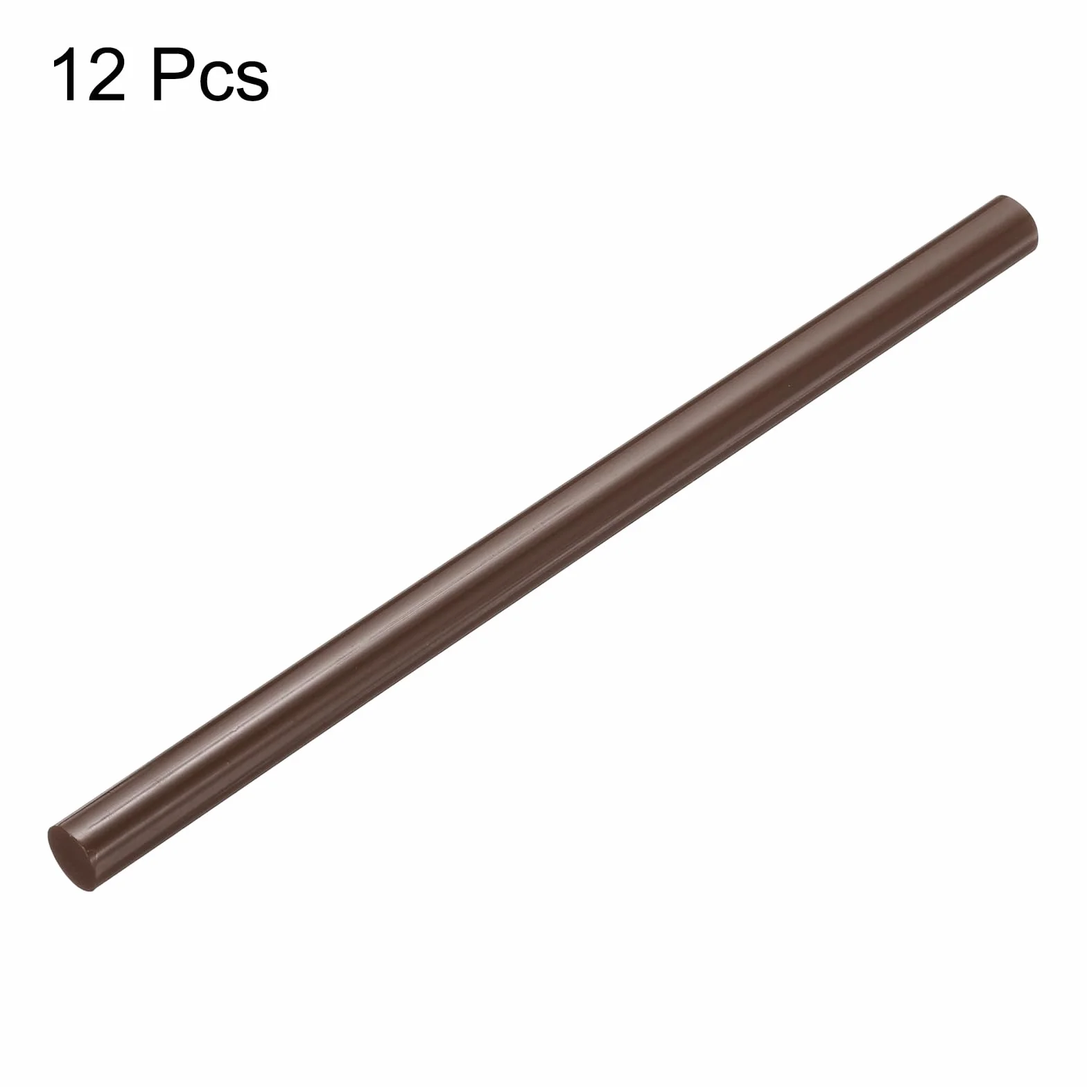 QUARKZMAN Mini Stick Colla a Caldo per Pistola Colla a Caldo 11mm x 200mm Marrone 12pz