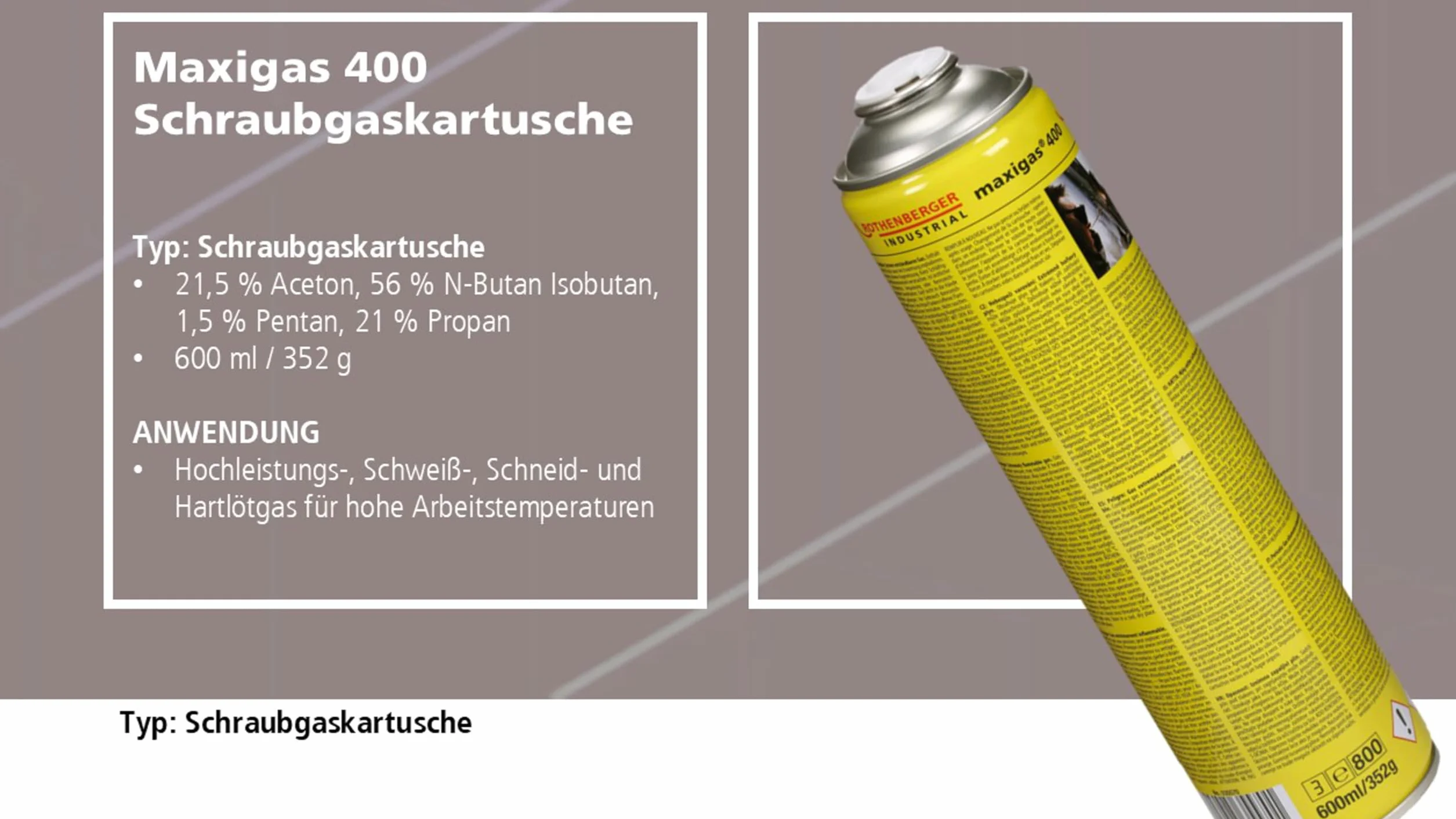 Rothenberger 035570-A accessorio e materiale per la saldatura a gas