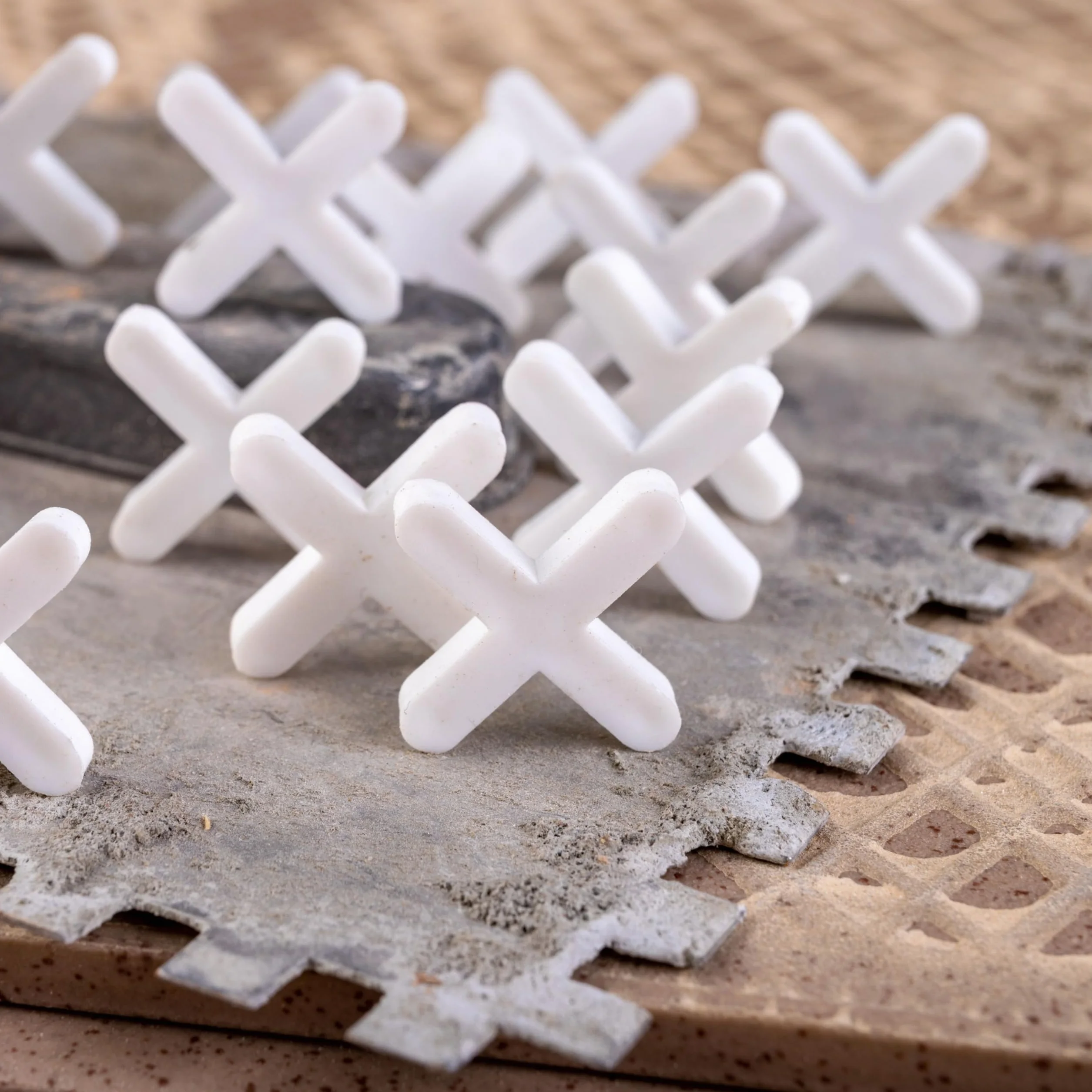 Crocette per piastrelle, spessore 4 mm, 1000 pz, Giunti a croce per una spaziatura uniforme durante la piastrellatura, Distanziatori per stuccatura piastrelle, Giunti distanziatori a croce plastica
