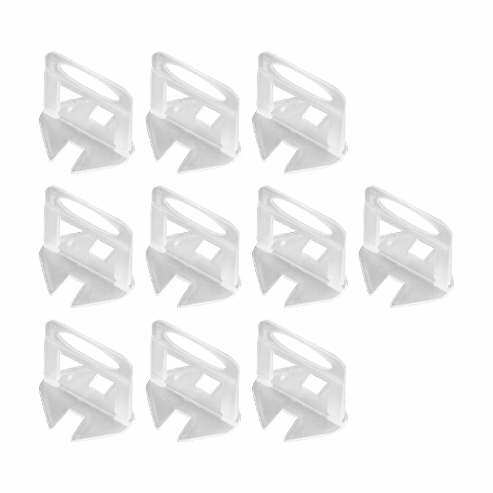 Kit di livellamento per piastrelle, 300 pezzi, installazione precisa a parete e pavimento, distanziatori da 1,0 mm, base trasparente