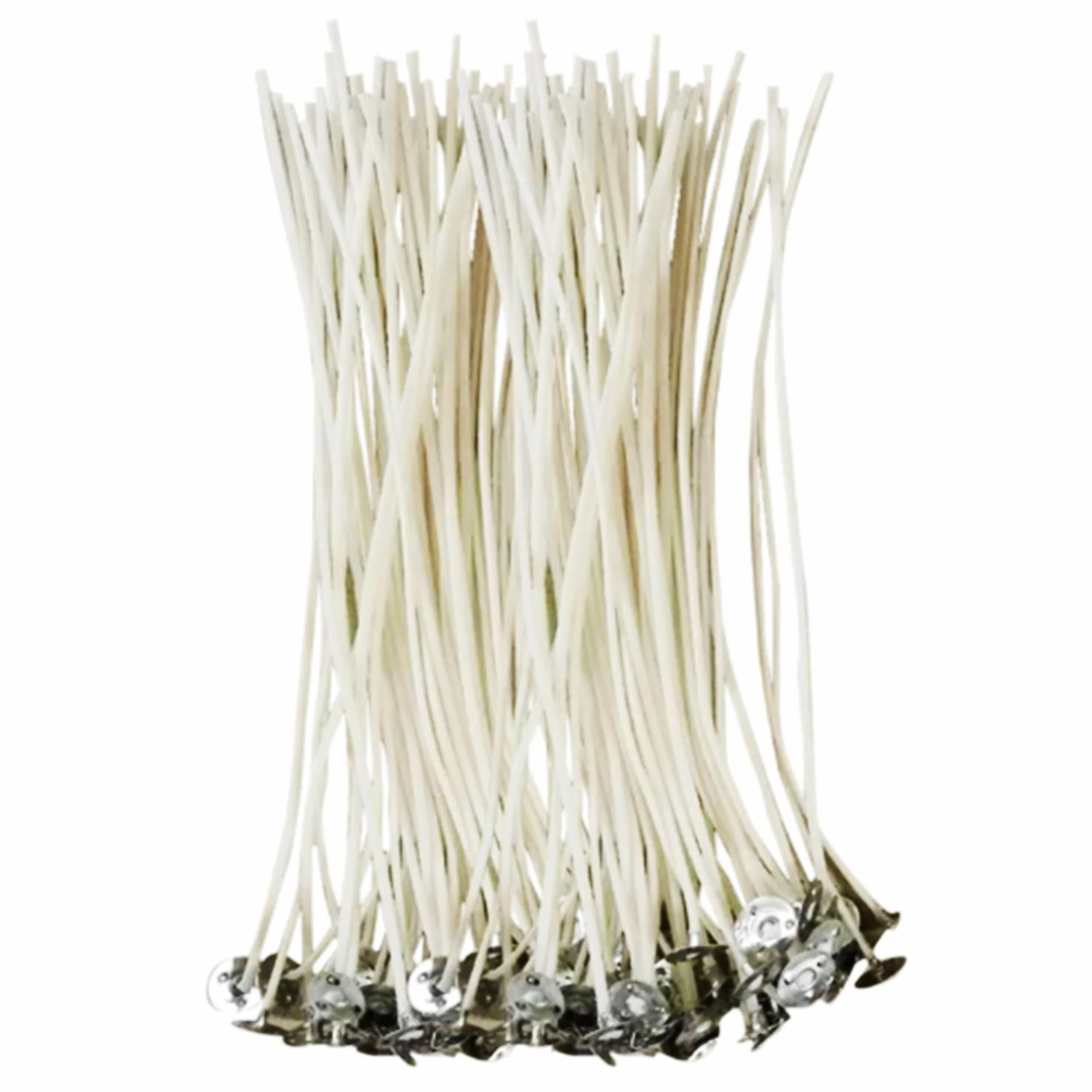 Stoppino per candele 20 CM-✮✮Garanzia A Vita✮✮ | set di 50 parti| in cotone naturale al 100% guida alla produzione di candele profumate organic per pilastri/lanterne