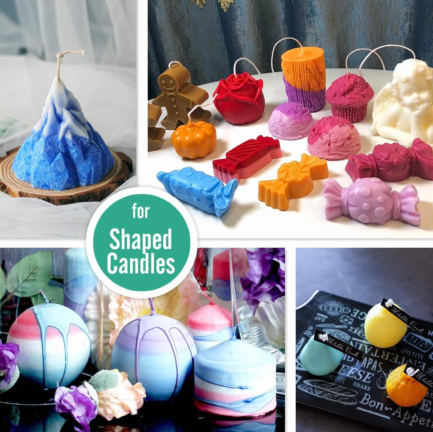 Set di colori per cera per candele, 20 colori liquidi per la produzione di candele Tintura liquida altamente concentrata per cera di soia cera d'api cera di paraffina - 10 ml