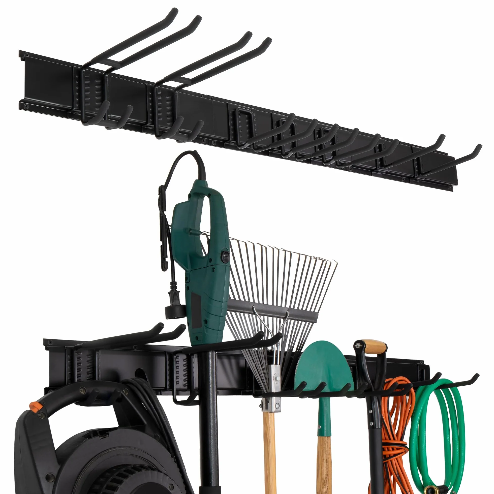 Precision Defined Pannello Porta Attrezzi da Parete (122 cm), robusto Decespugliatore da Muro e Pannelli Appendi Forato Portautensili, sistema Parete per Attrezzi da Lavoro da Giardino