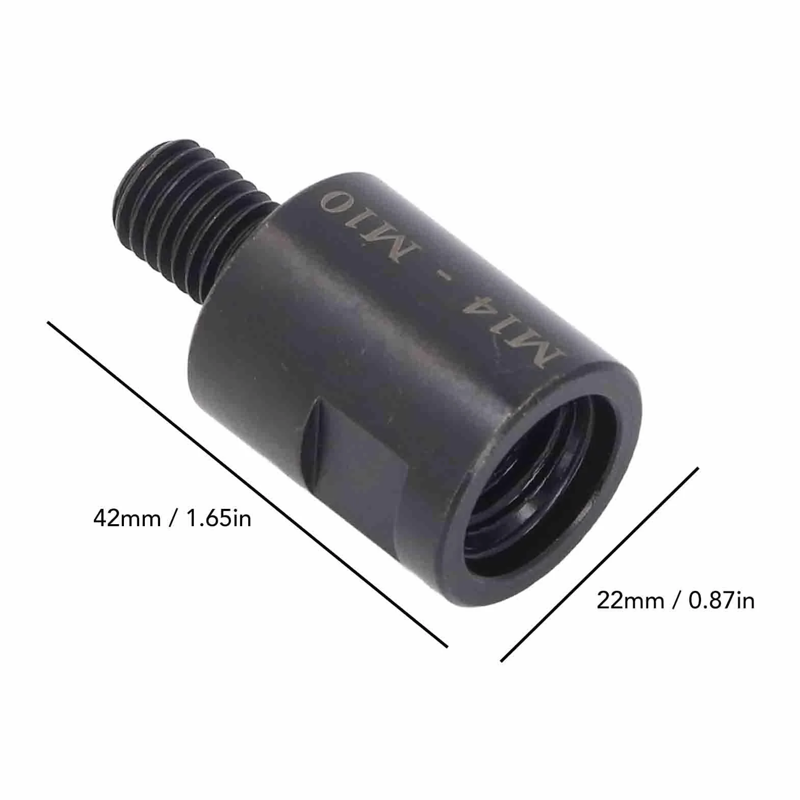 Adattatore Convertitore per Smerigliatrice Angolare M10-M14 Acciaio Crv 2 Pezzi