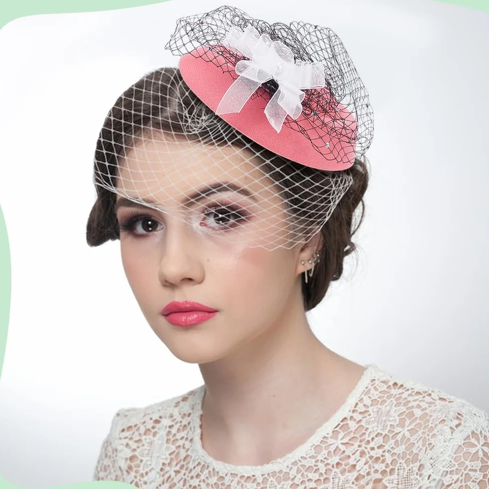 NBEADS 6 Pz Base per Fascinator per Cappello Rotondo, 16x13.5x3.9cm di Stoffa di Velluto Cappello di Fascinator Base Mini Cappello Base di Modisteria Fascinator per La Festa Nuziale Fai da Te