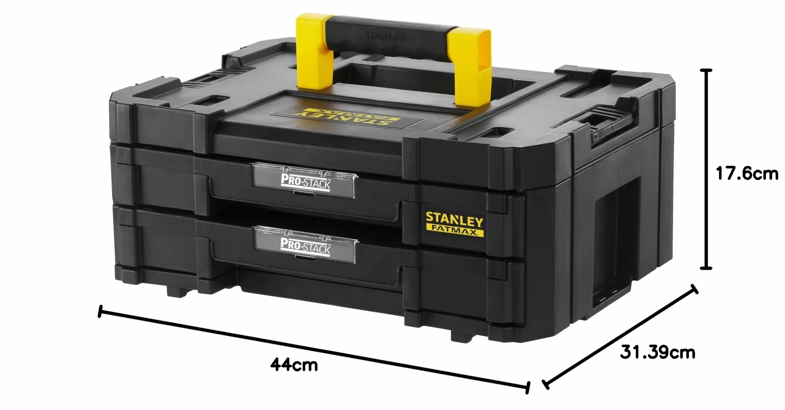 STANLEY FATMAX PRO-STACK Cassettiera Porta Utensili a 2 Cassetti FMST1-71969