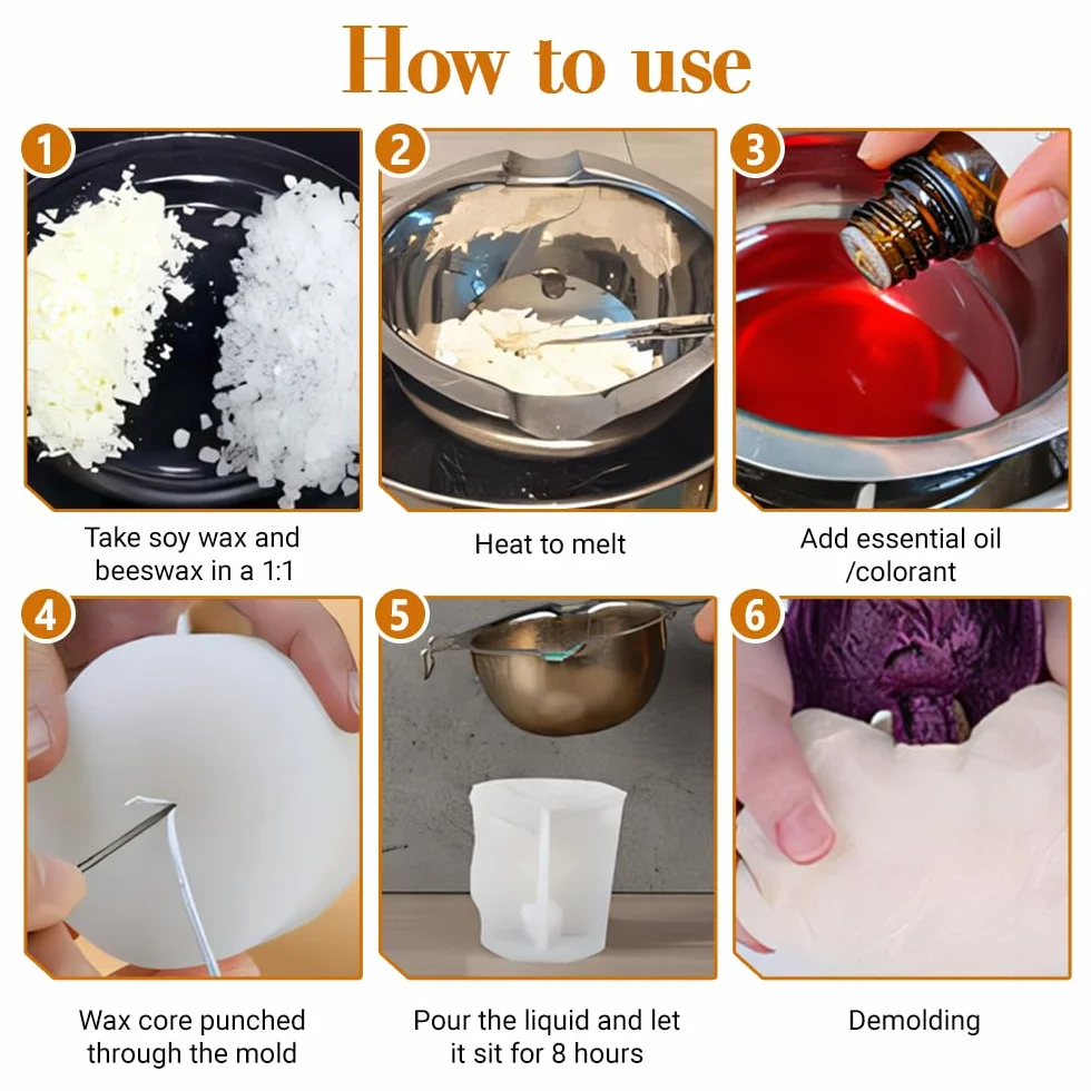 Stampi in Silicone per Statuette Religiose, 3D Stampo per Candele per Pasqua, Stampi per Decorazioni per la Casa e Creazione di Candela Fai Da Te, Decorazione di Torte e Sapone