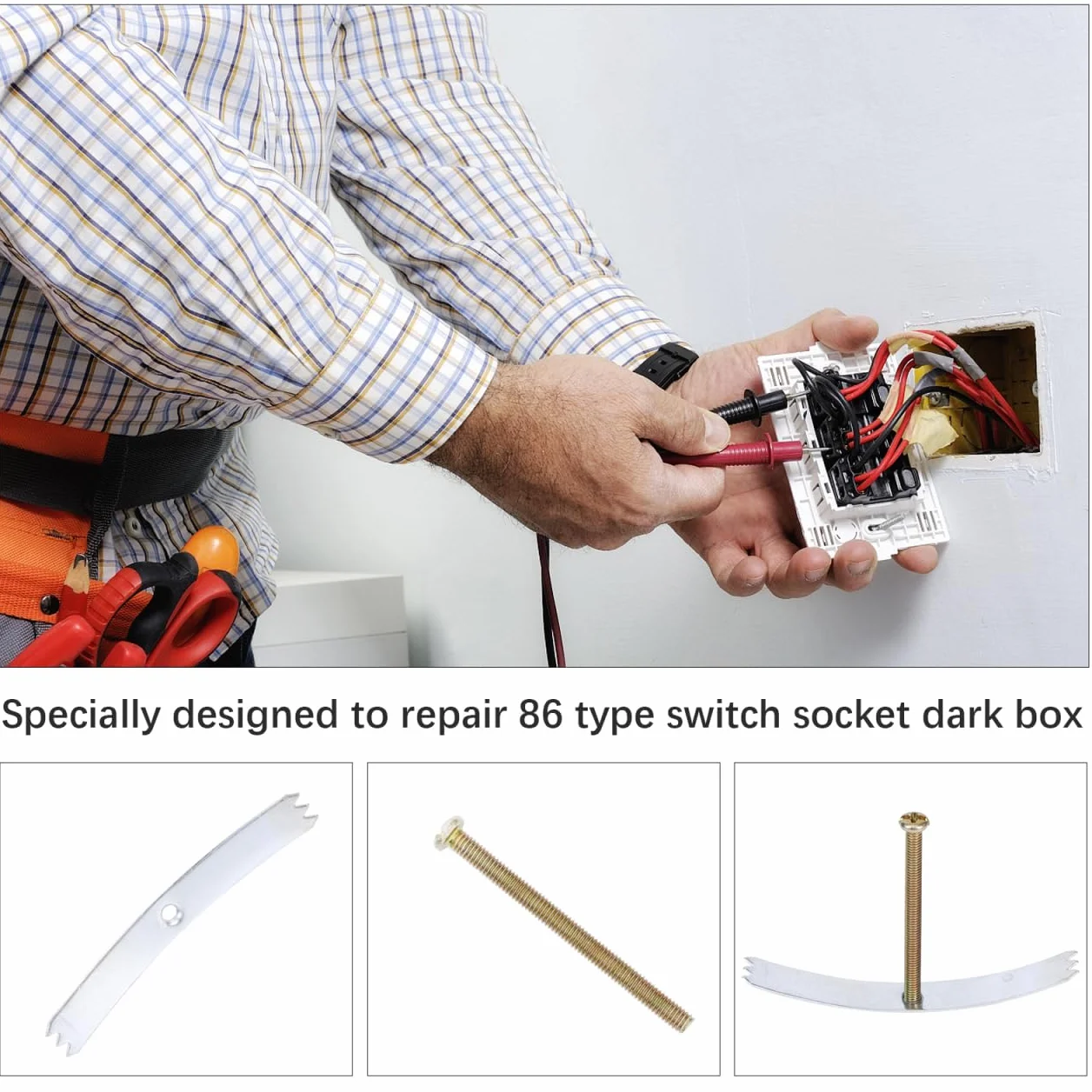 Artibetter Kit Riparazione Scatola Tipo 86 Fissaggio Viti Zincate 20 Pezzi