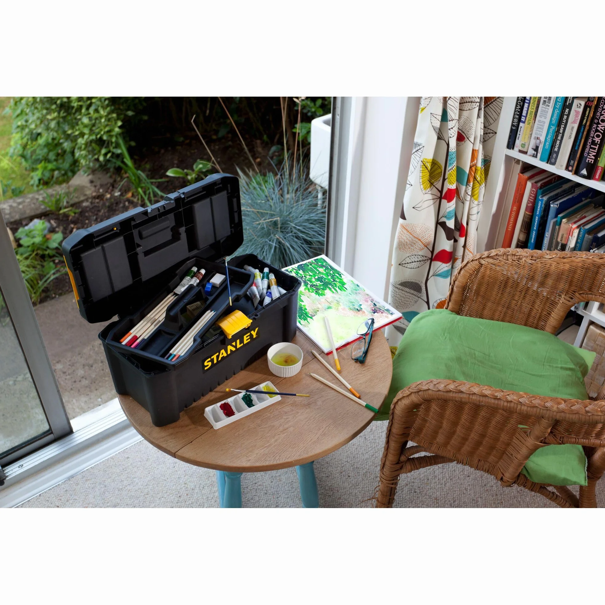 STANLEY STST1-75517 Cassetta Porta Utensili, Nero/Giallo, 16"
