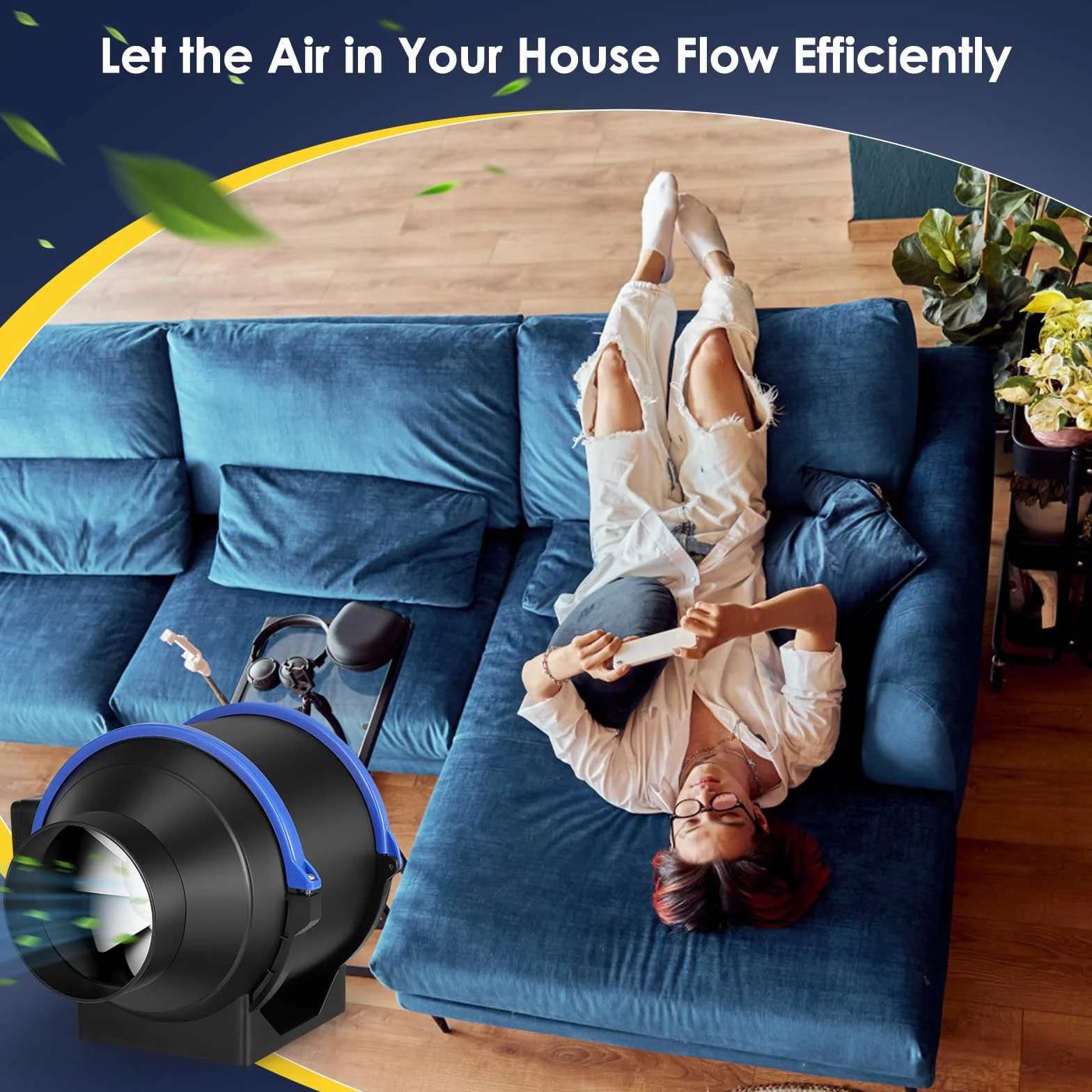 Ventilatore Silenzioso A Condotto Del Fumo 100 mm Regolabile, Per Bagno, Ufficio, Fabbrica