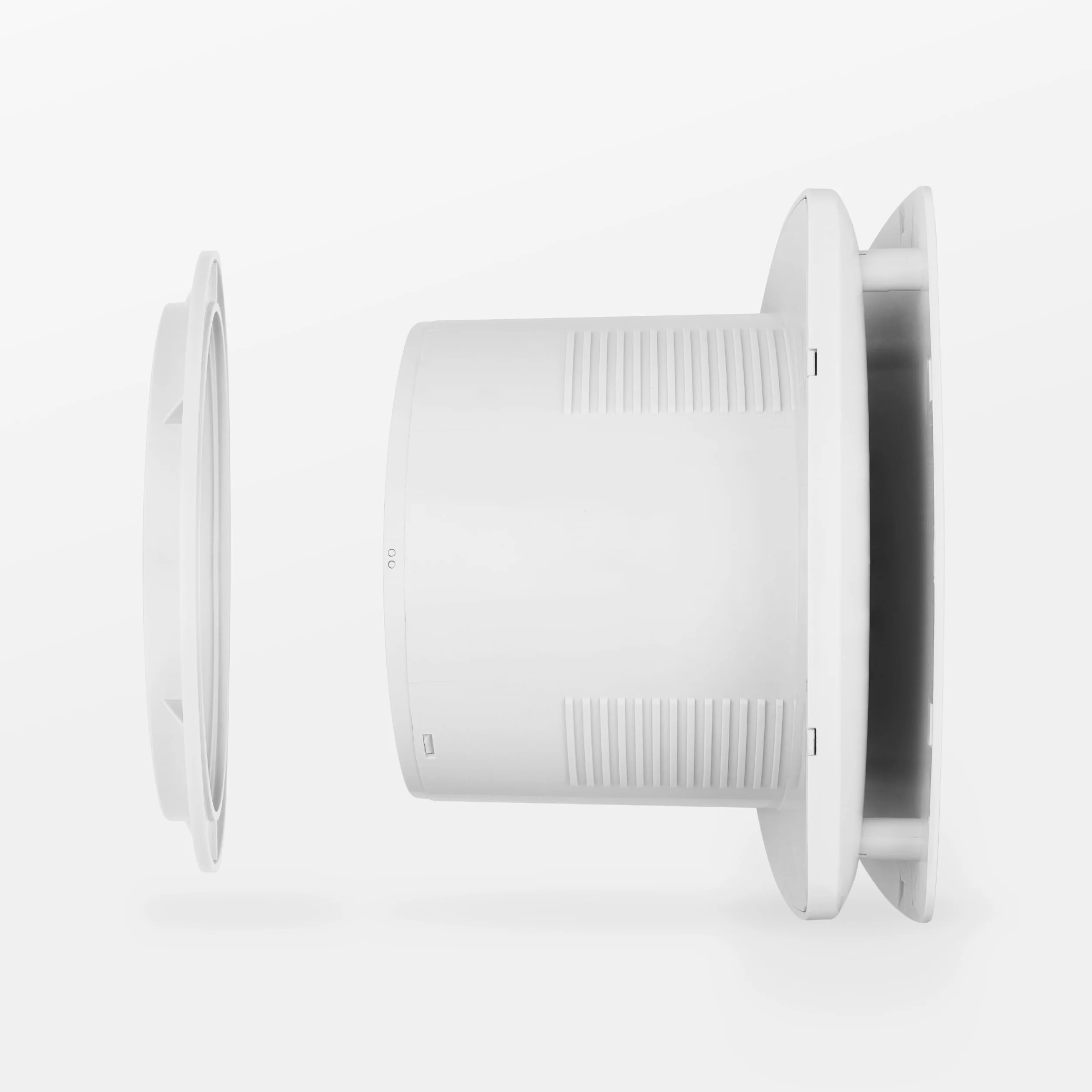 BREEZE Aspiratore Bagno 150mm 18W 240m³/h 35db IPX4 con Sensore di Umidità e Valvola di Non Ritorno