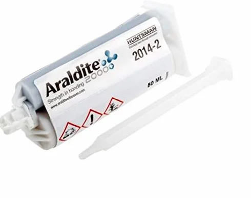 Araldite 2014-2, colla epossidica bicomponente ad alta temperatura, Araldite (50 ml)