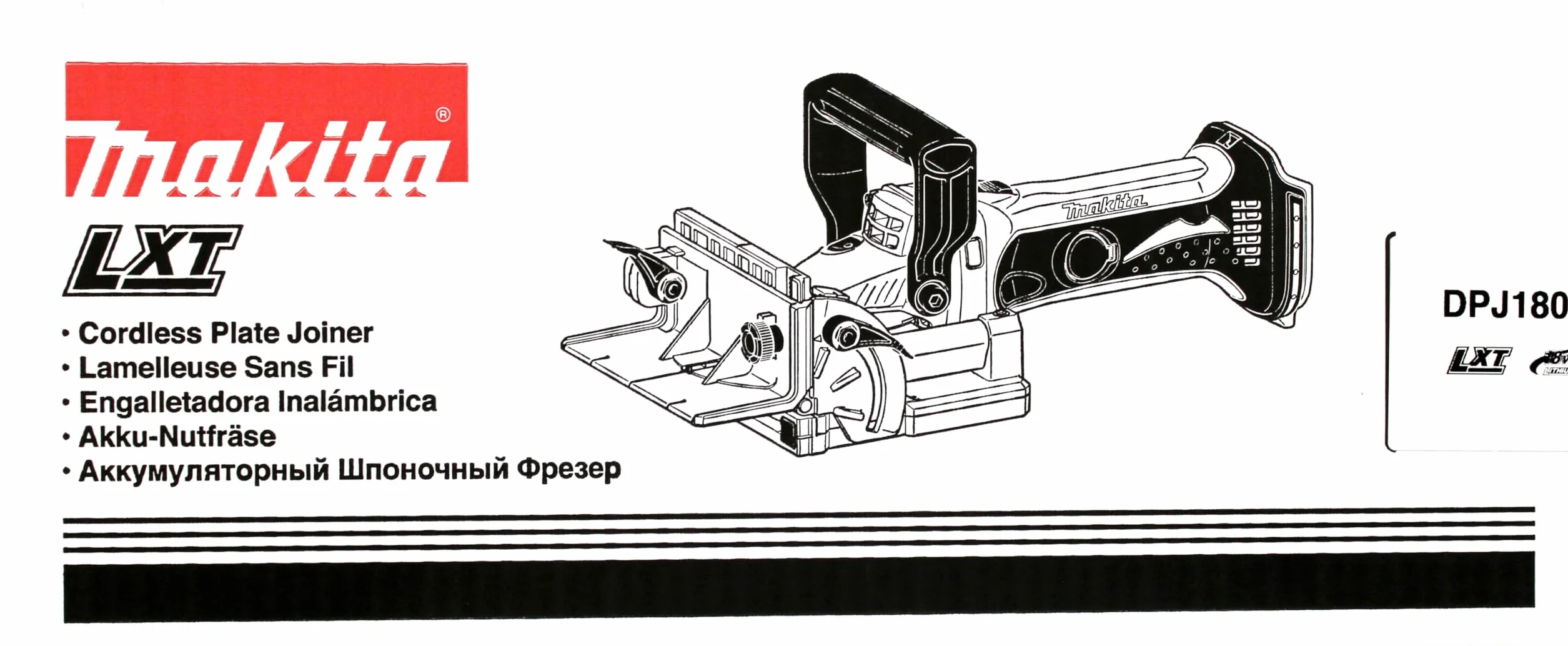 Makita DPJ180Z - Fresa per Scanalatura 18V litio 100mm