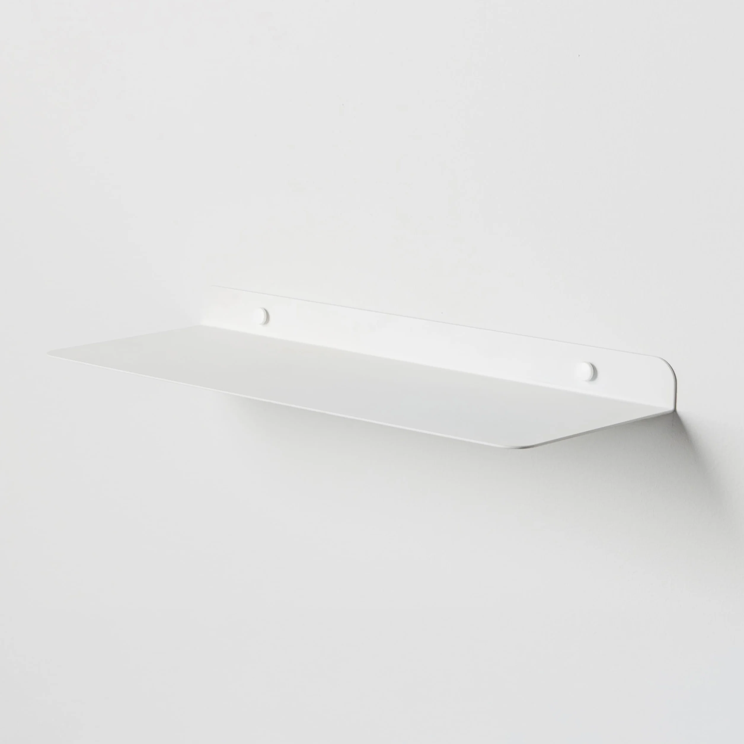 Steelnovo | Zeno, Mensola da Parete in Metallo Verniciato, Mensola da Muro Portaoggetti, 40x3x15 cm, Colore Bianco, Design Minimal e Moderno, Scaffale da Muro, Made In Italy