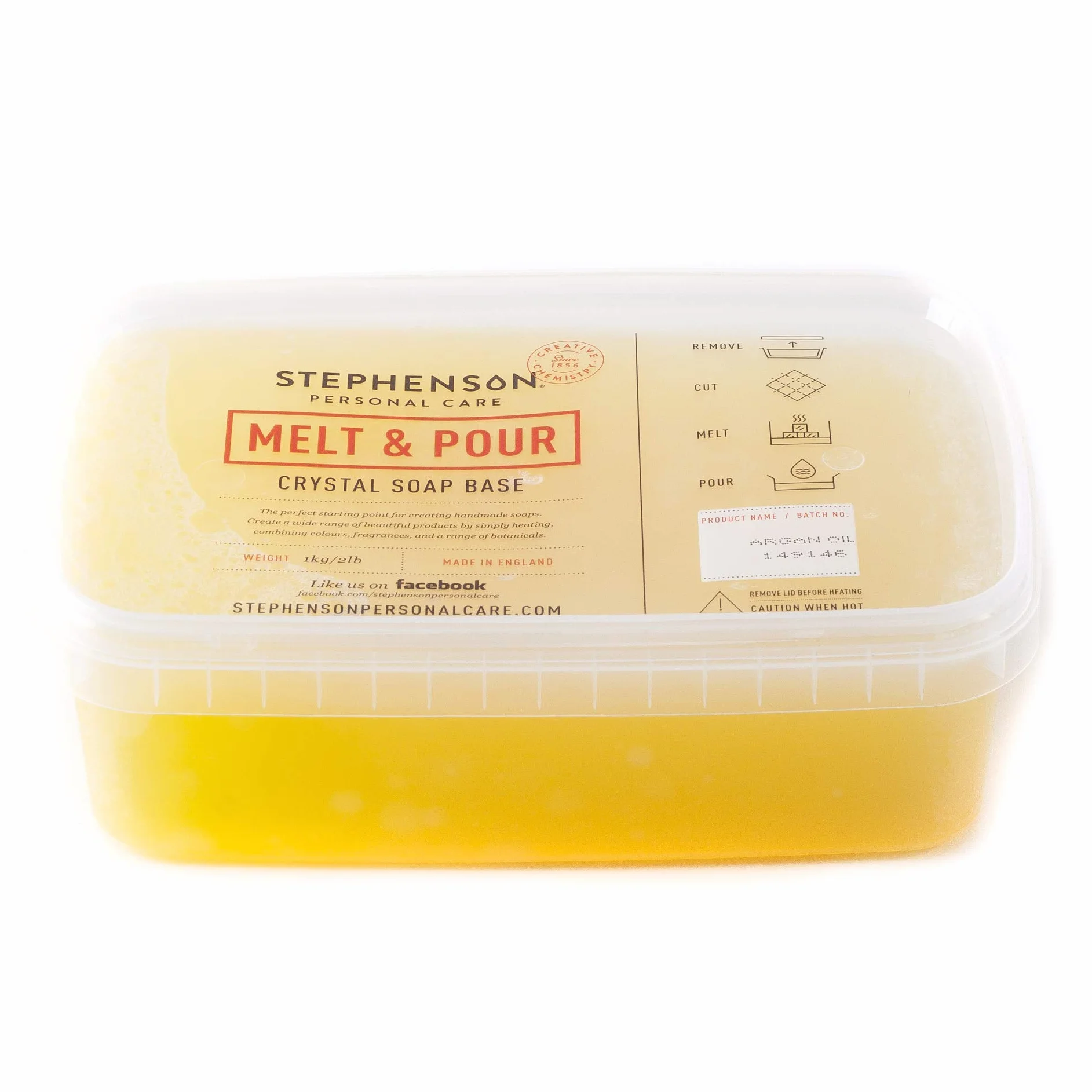 Mystic Moments SOAP1KARGA Base Sapone Sciogli e Versa, Olio di Argan Senza SLES & SLS, 1Kg