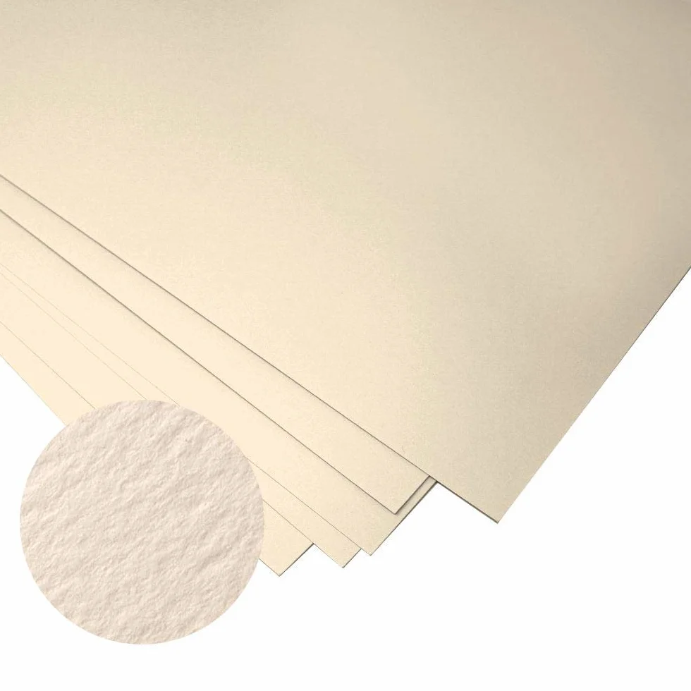 Fabriano Unica, carta color panna per Printmaking, 250 g/mq, 10 fogli di carta 50 x 70 cm
