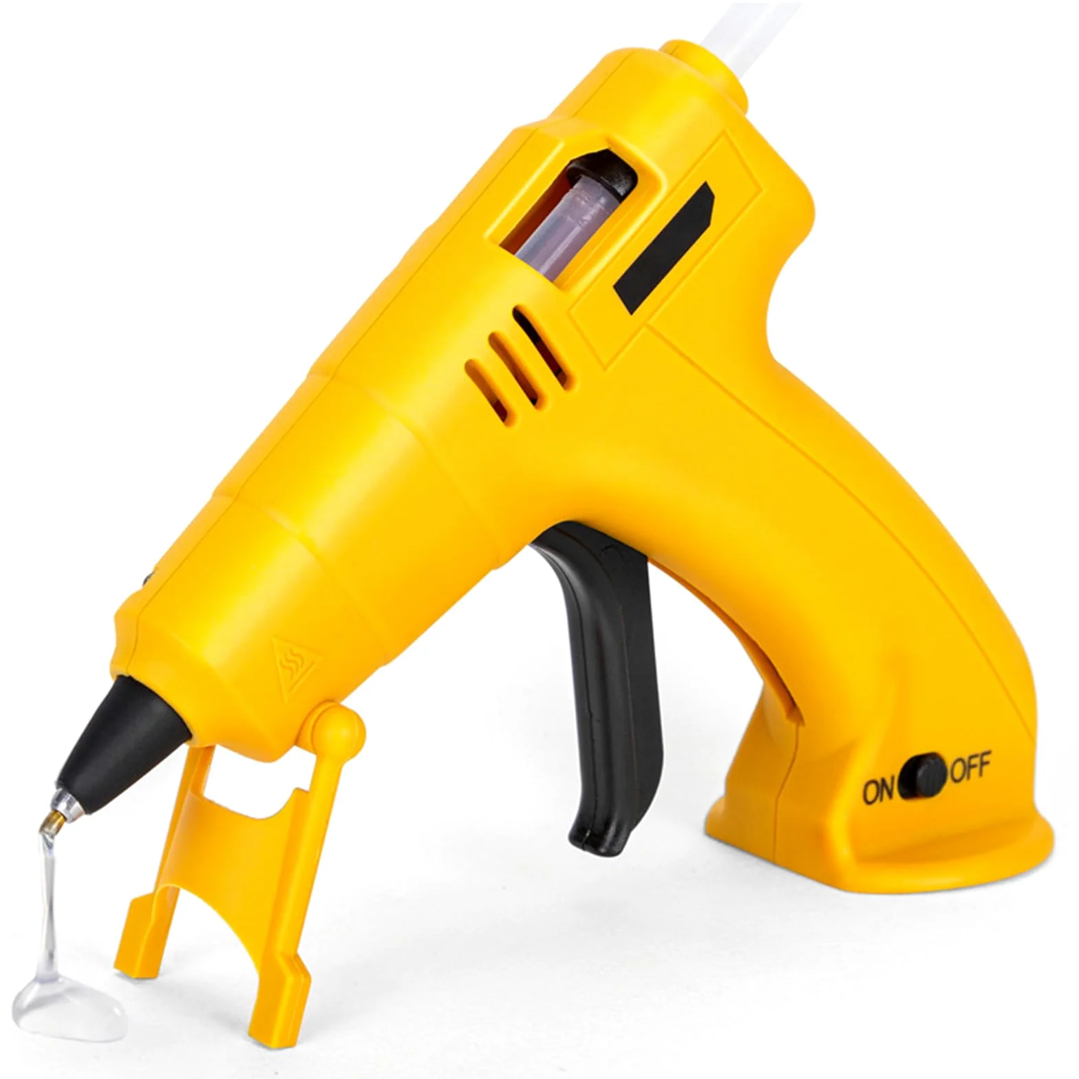Colla a caldo, strumento fai da te ad alta temperatura, colla a caldo professionale, con 60 stick di colla, kit per la casa