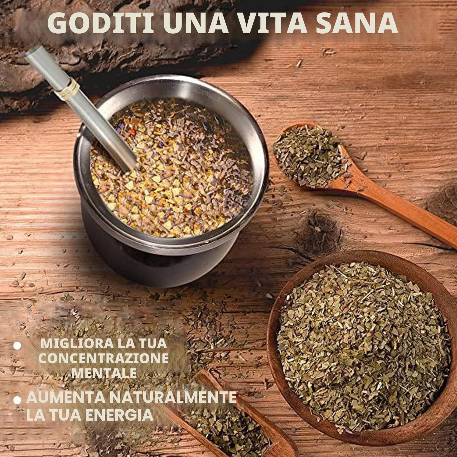 Tazze da tè Yerba Mate in acciaio inox 230 ml a doppia parete senza BPA nero