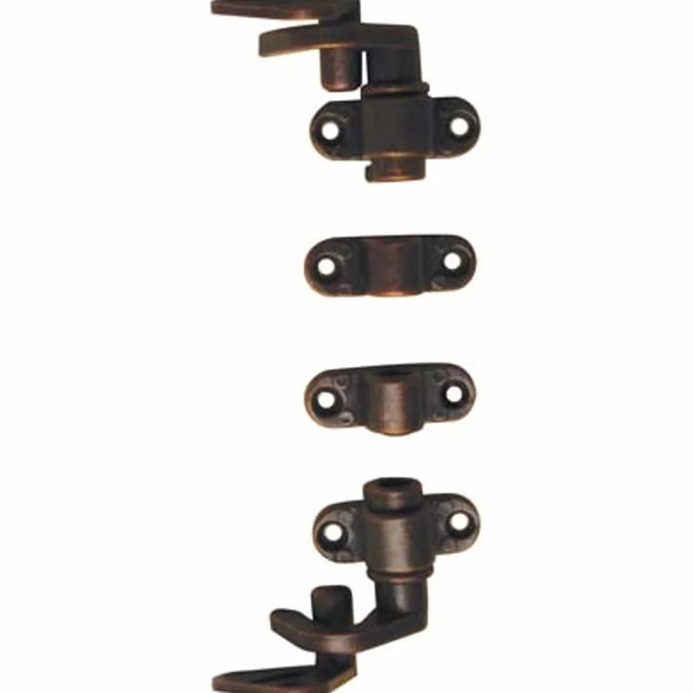 ZAMA SERRATURA AD ASTE ROTANTI BRONZATA KIT 2PZ