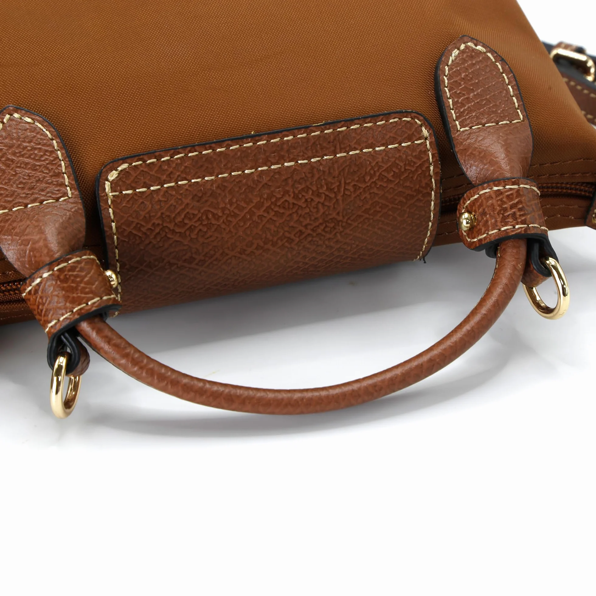 Tracolla in pelle per borsetta, terracotta/nude/tortora/blu navy