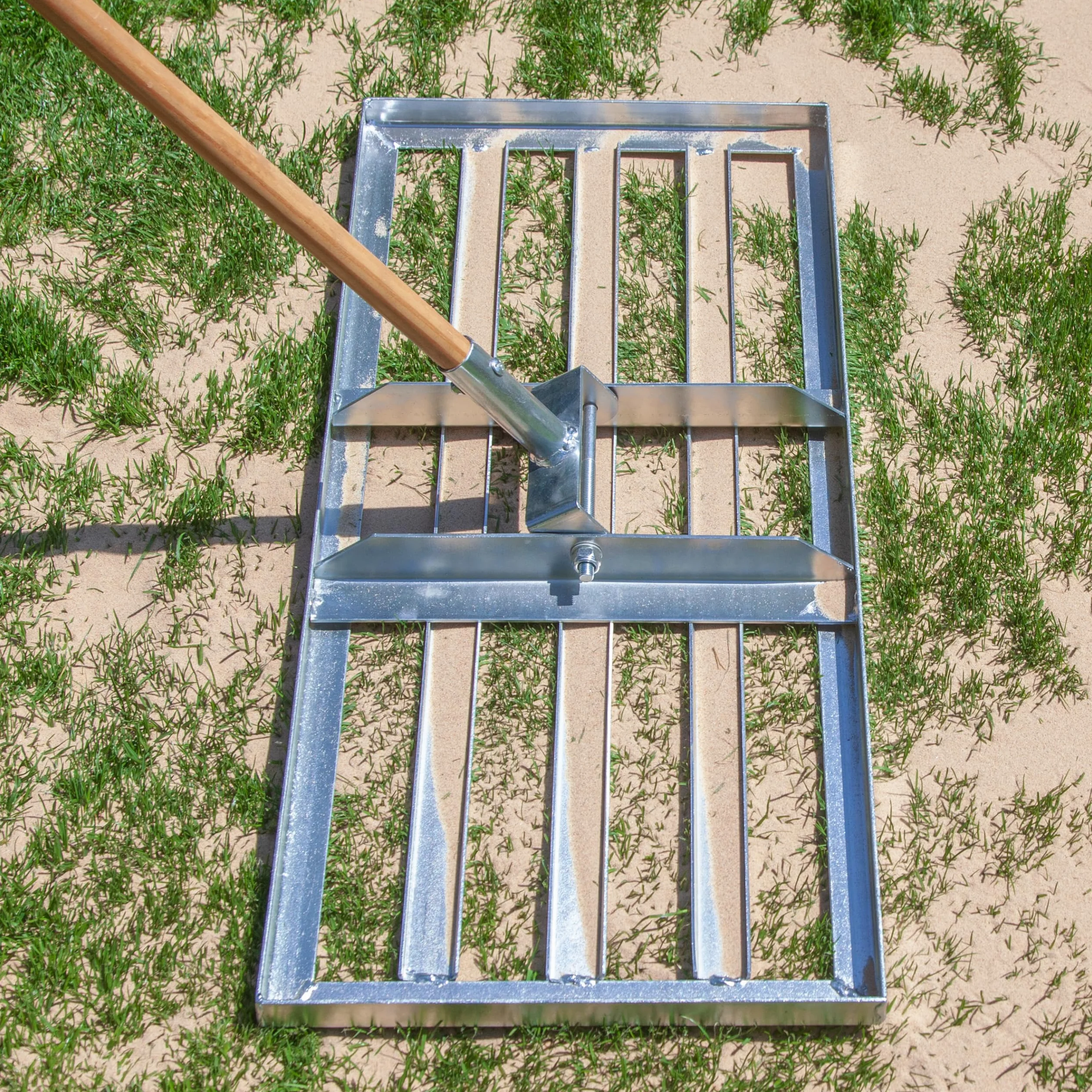 Spatola professionale per prato, 75 x 35 cm, per la sabbia e la rimozione di livellamento, livellatore di superficie (senza gambo)