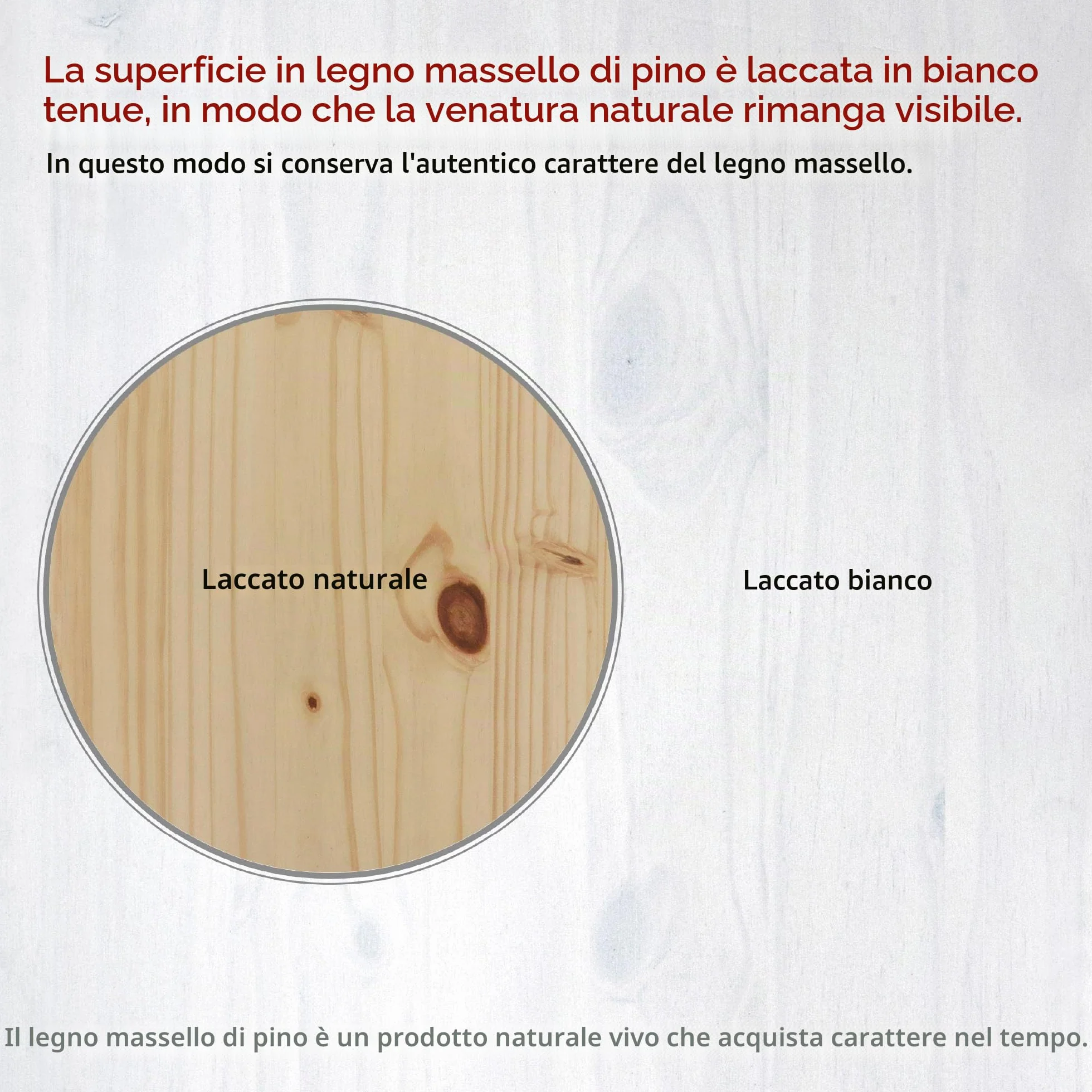 Inter Link - Piedistallo mobile - Piedistallo mobile con 6 cassetti - Piedistallo per ufficio - Mobile - Carrello mobile - Cassettiera - Legno di pino massiccio - Laccato bianco - 35 x 40 x 65 cm - Simon